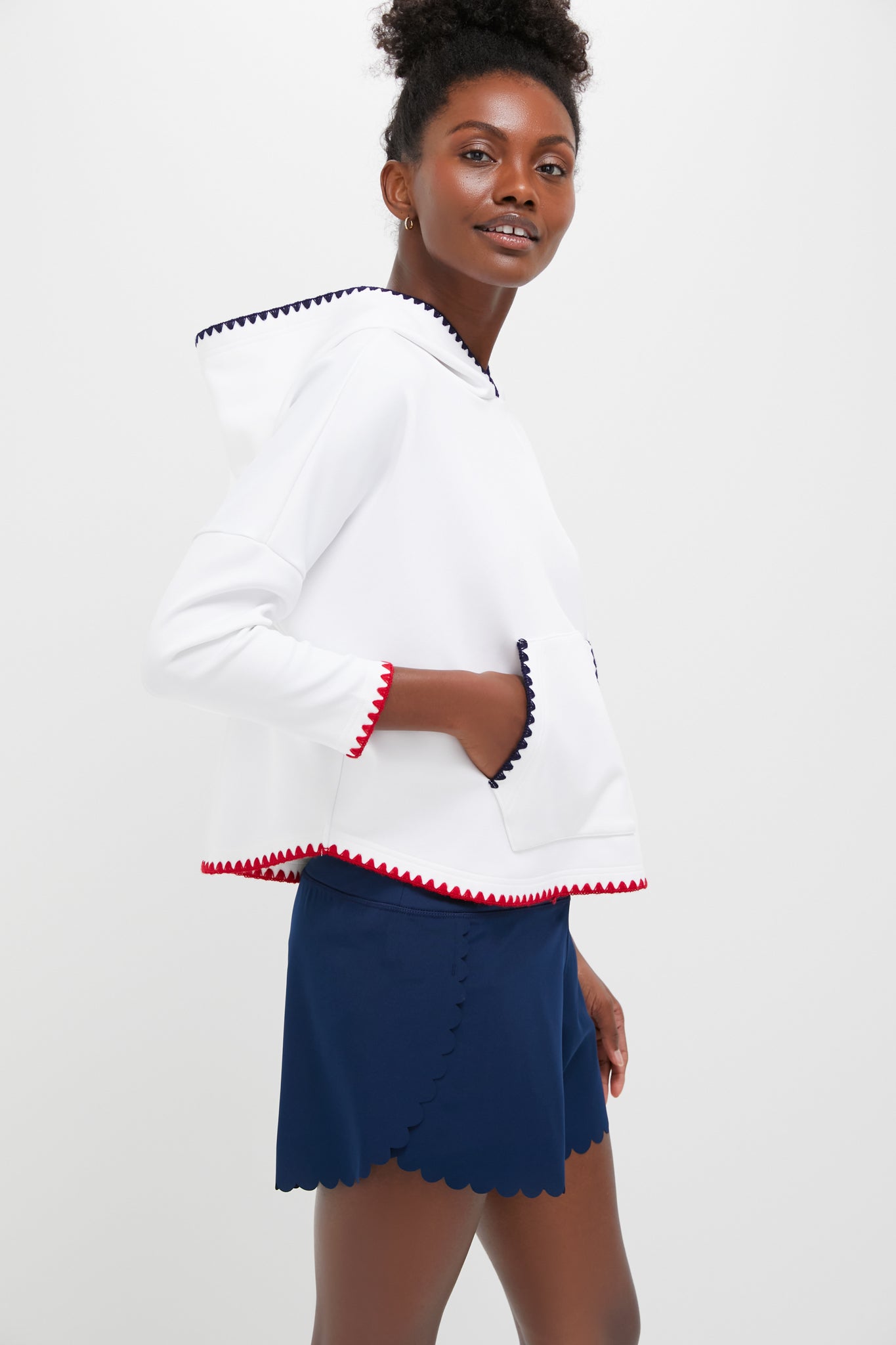 Cropped Americana Eden Sweatshirt-Charming Tale Store