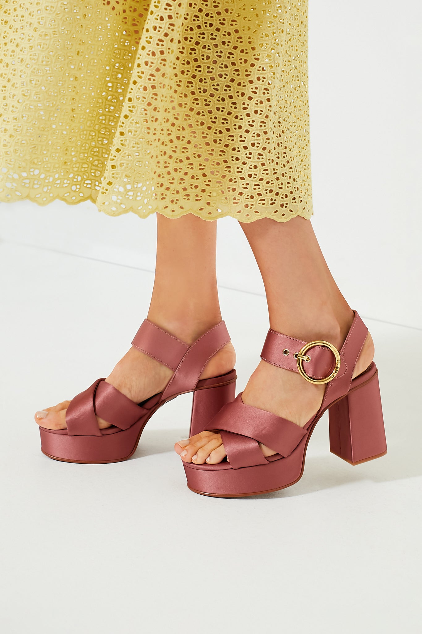 Dark Pink Lyna Heels-Charming Tale Store