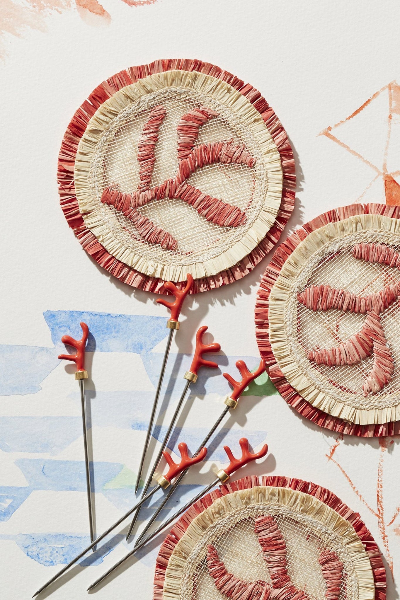 Coral Cocktail Picks-Charming Tale Store