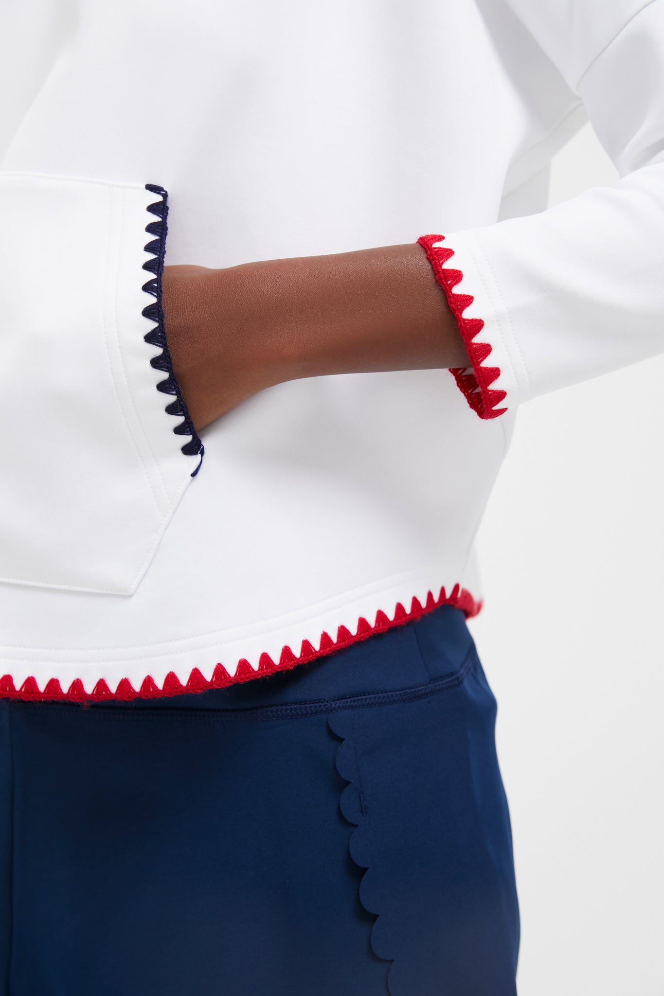 Cropped Americana Eden Sweatshirt-Charming Tale Store