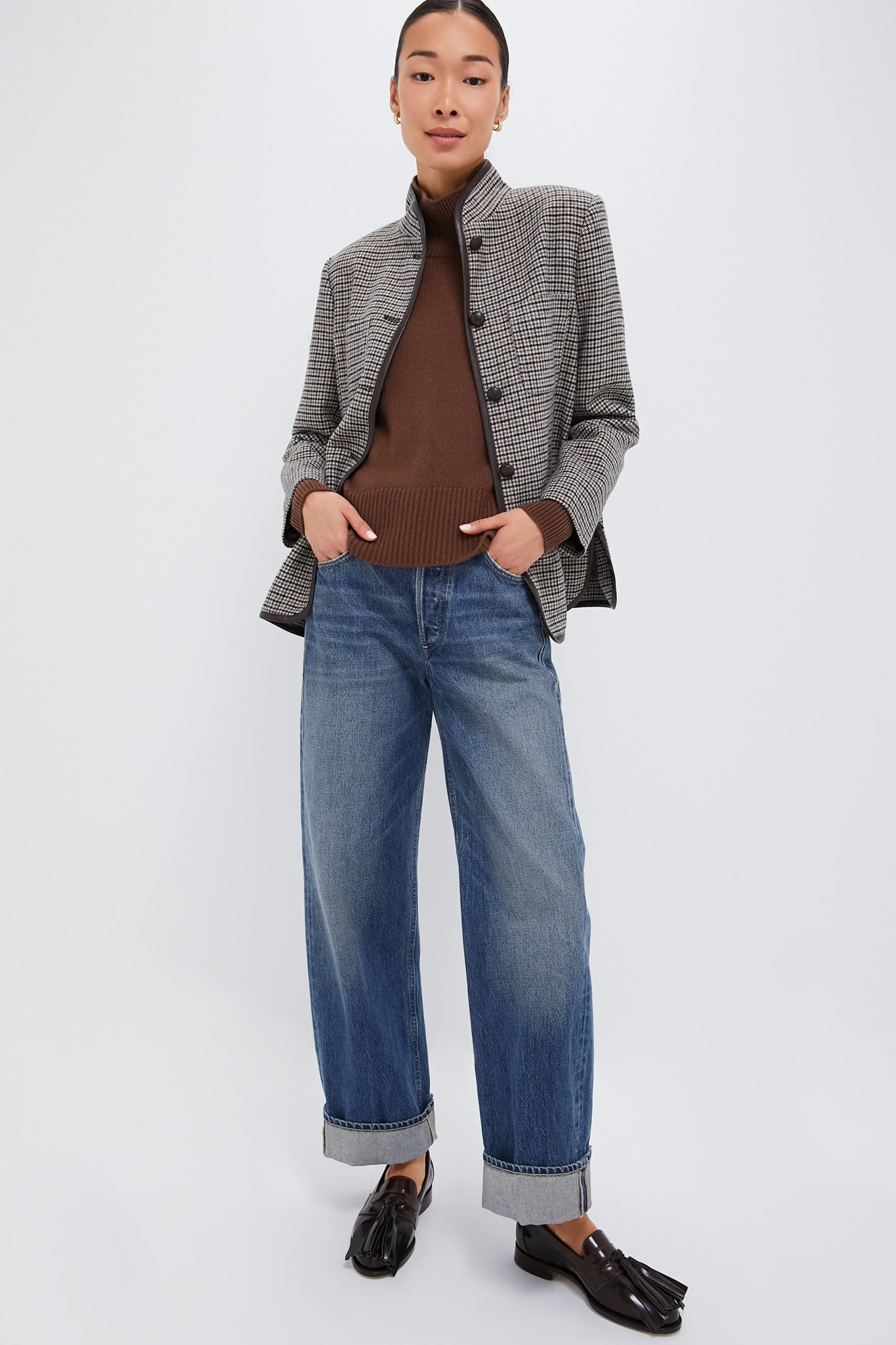 Dark Brown Grenda Loafers-Charming Tale Store