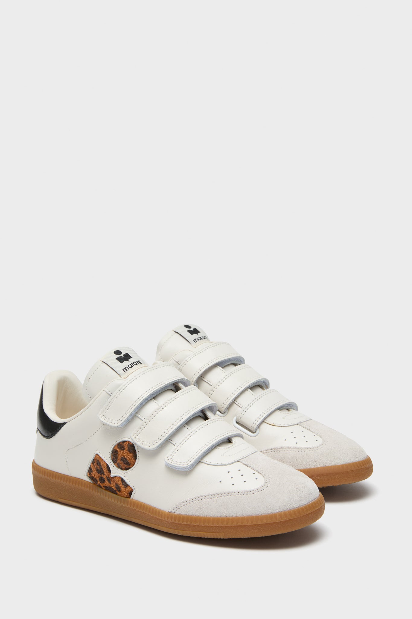 Ecru and Leopard Beth Sneaker-Charming Tale Store