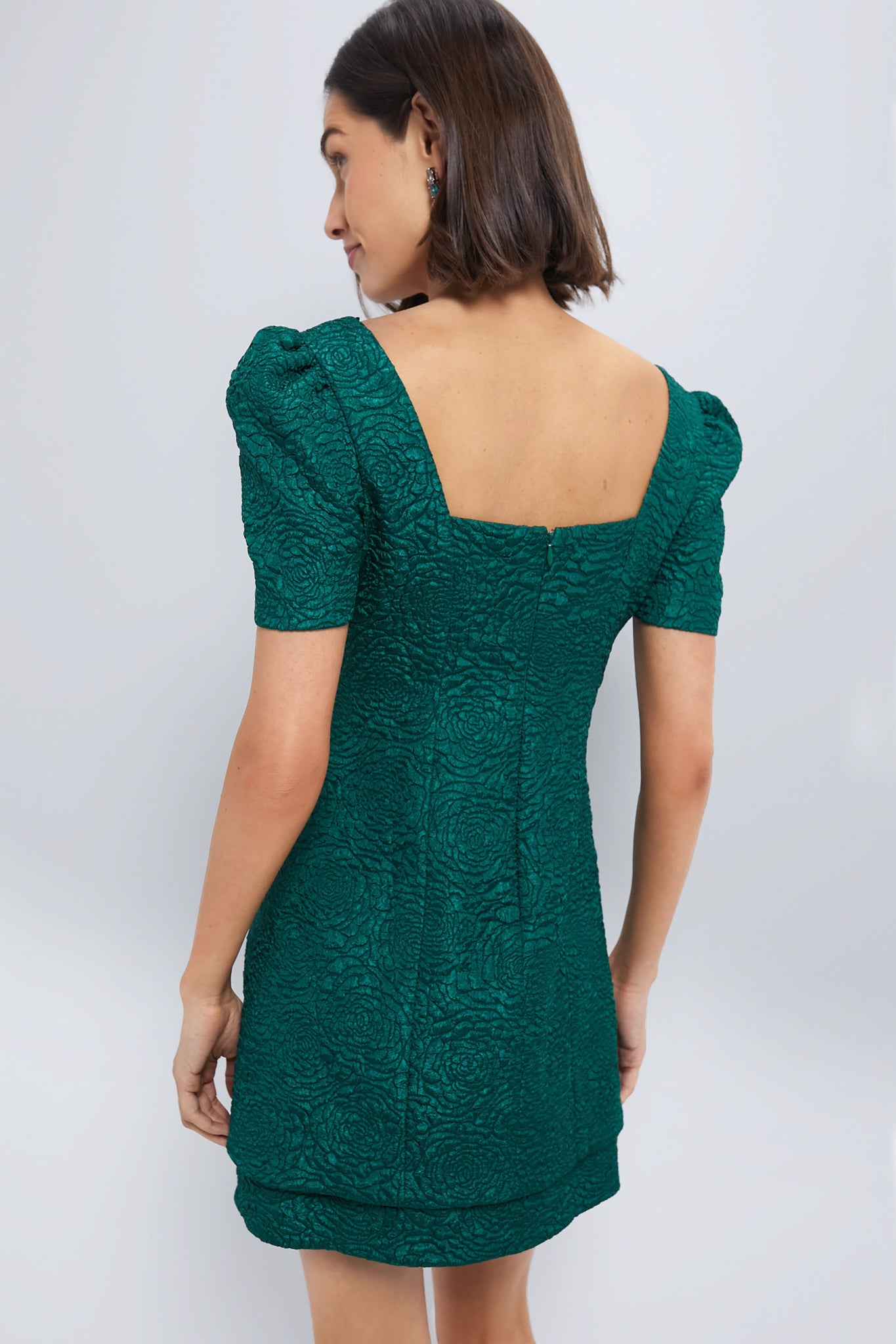 Emerald Green Juliana Mini Dress-Charming Tale Store