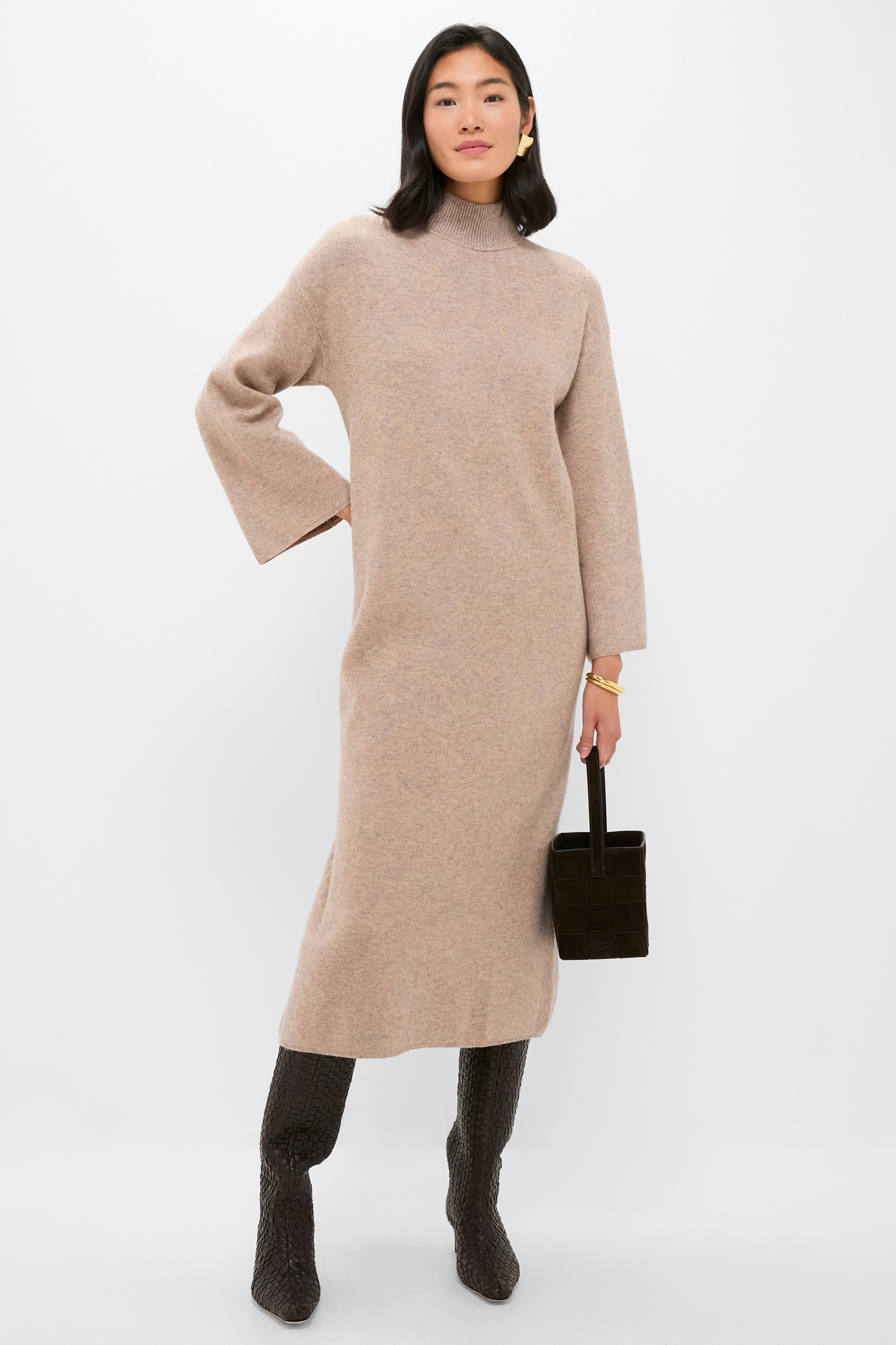 Gold Plated Colbi Earrings-Charming Tale Store