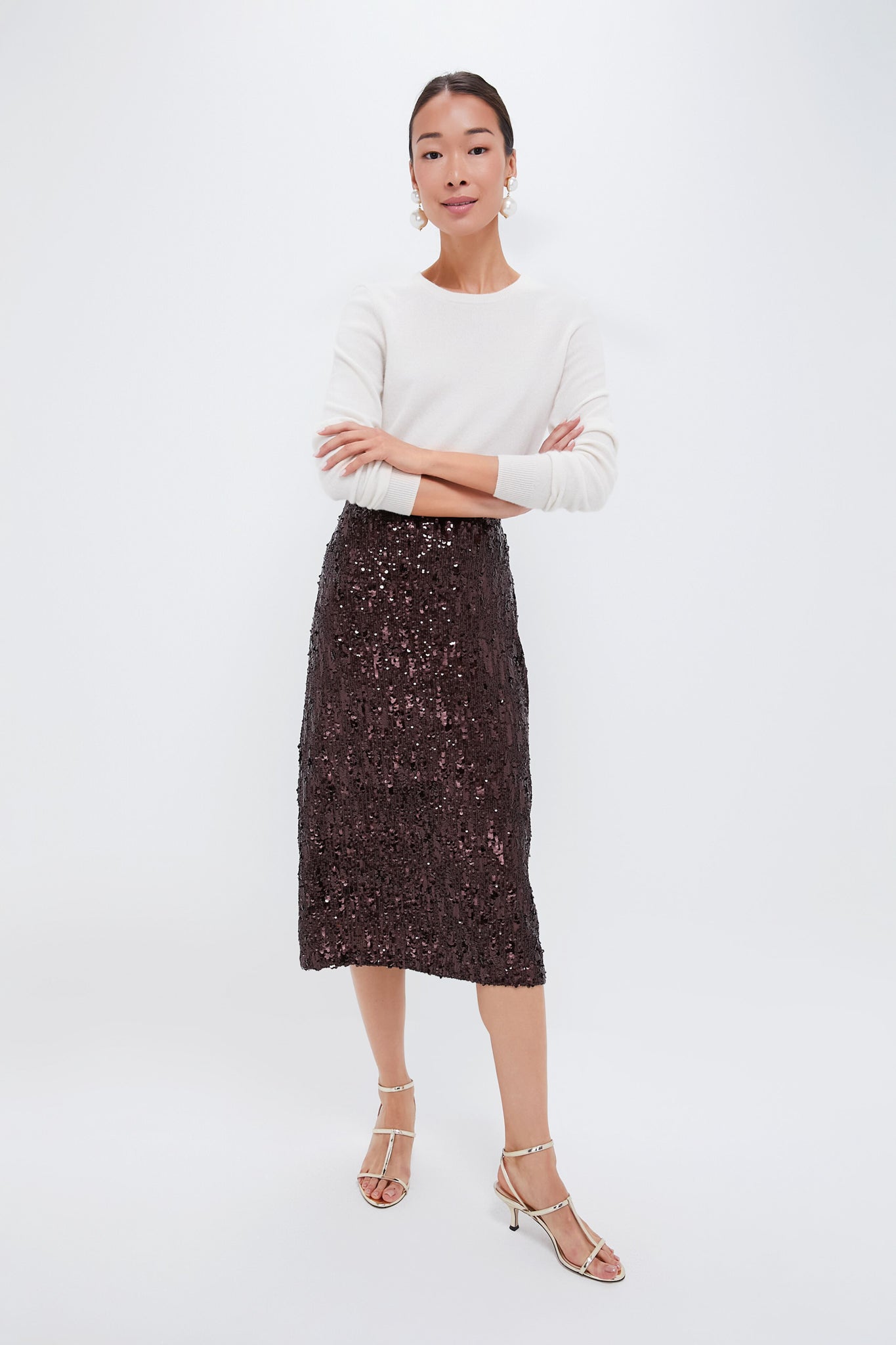 Cafe Dirma Midi Skirt-Charming Tale Store