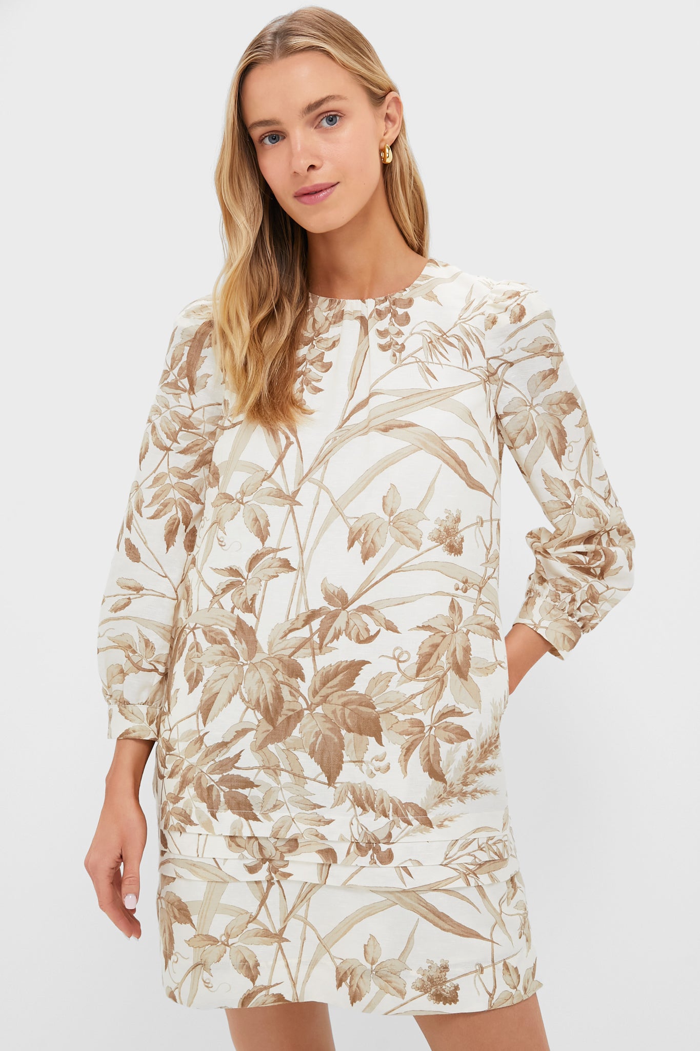 Dune Breeze Cotton Linen Hazel Dress-Charming Tale Store