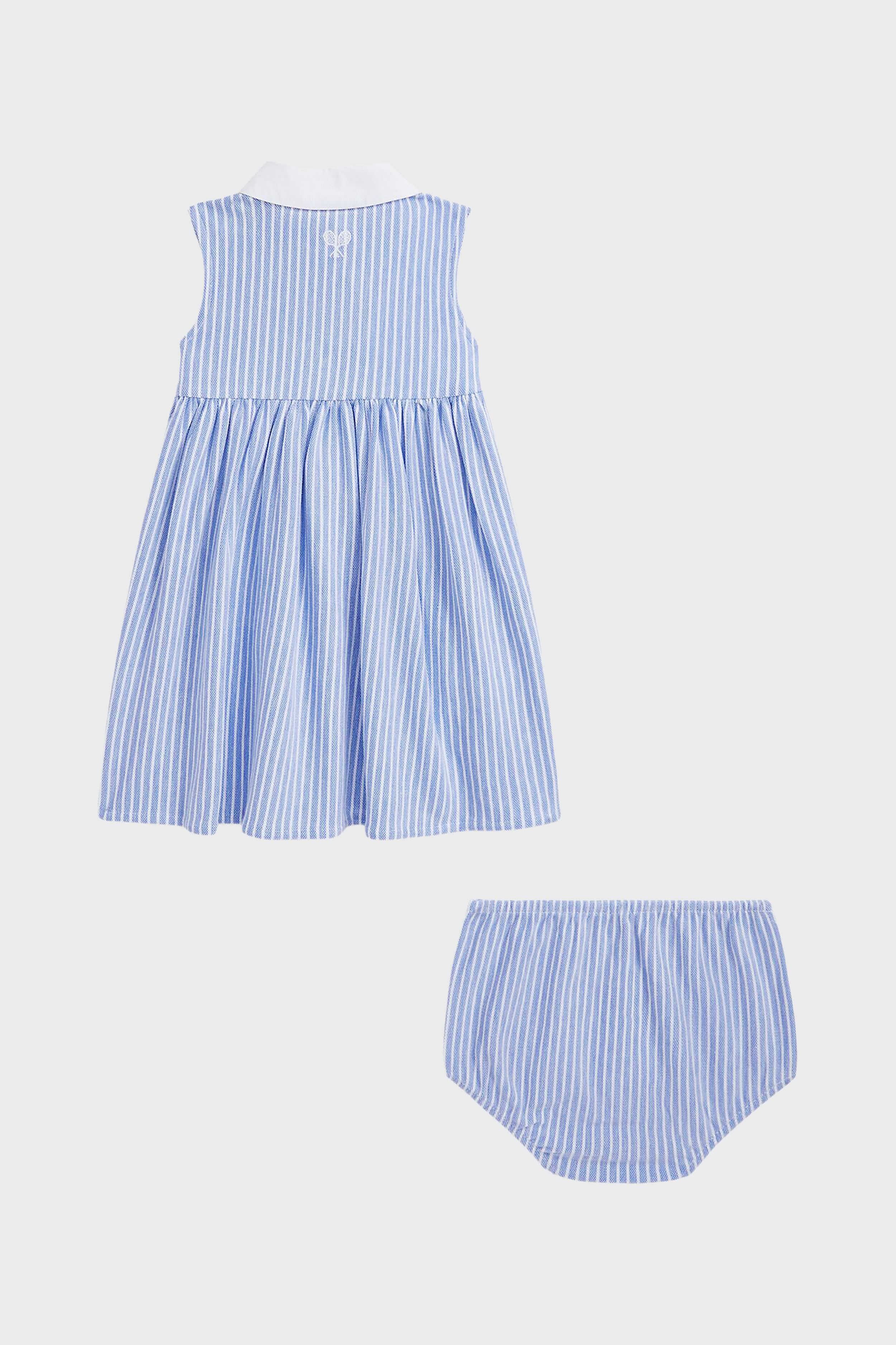 Tennis-Embroidered Mesh Dress & Bloomer-Charming Tale Store