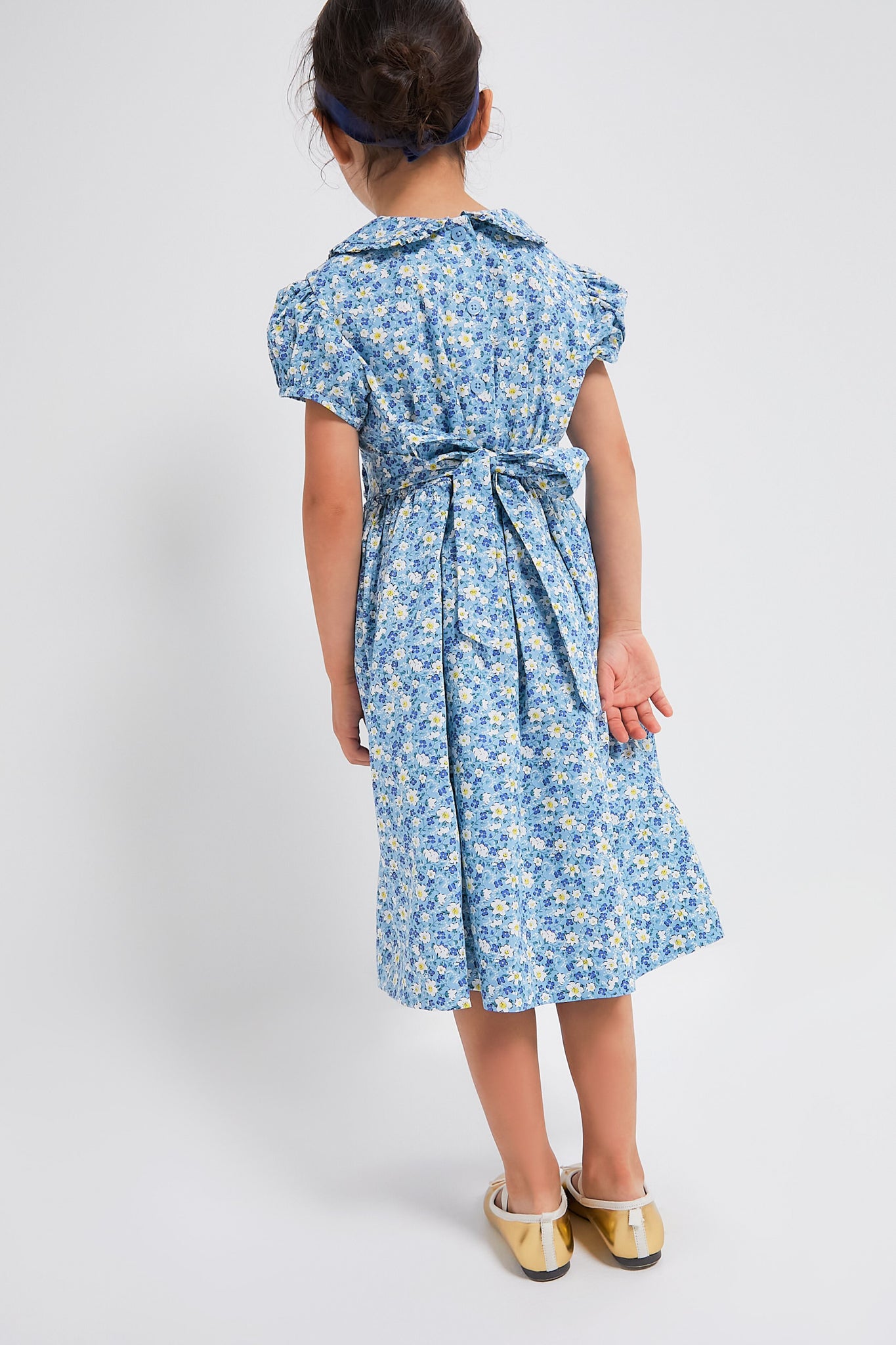 Floral Frill Front Dress-Charming Tale Store
