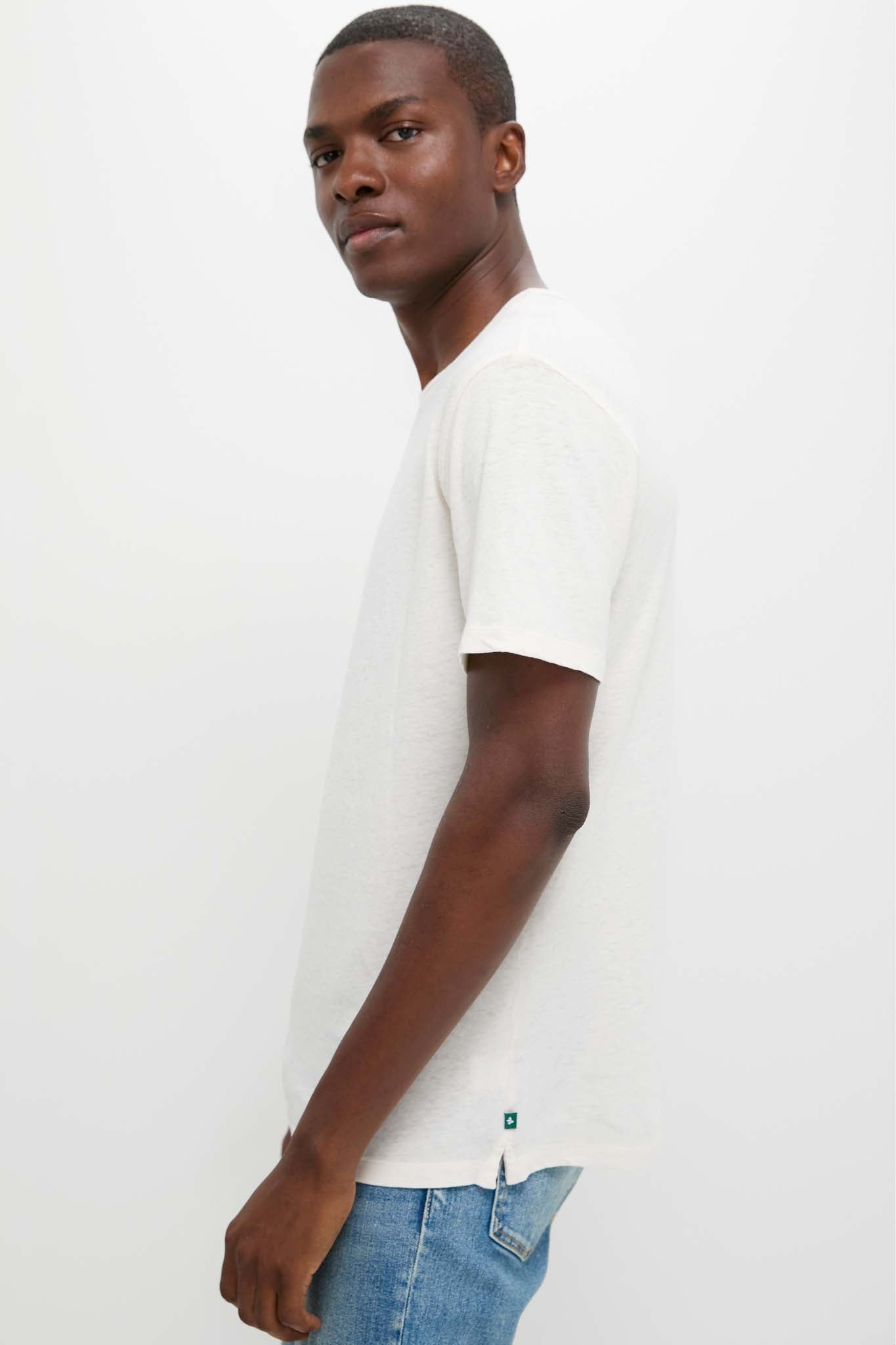 Sand Drift Linen Tee-Charming Tale Store