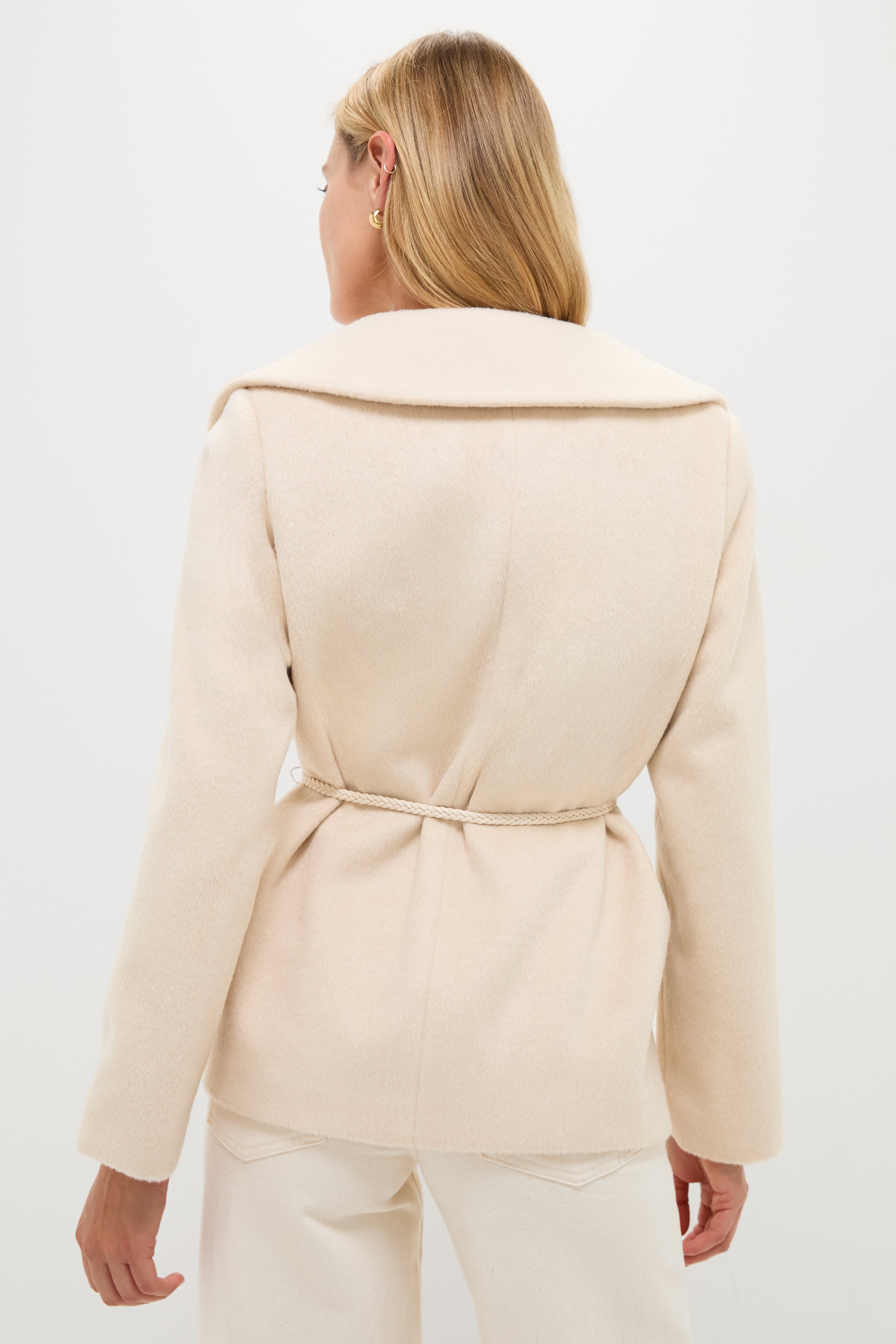 Cream Providence Wrap Jacket-Charming Tale Store