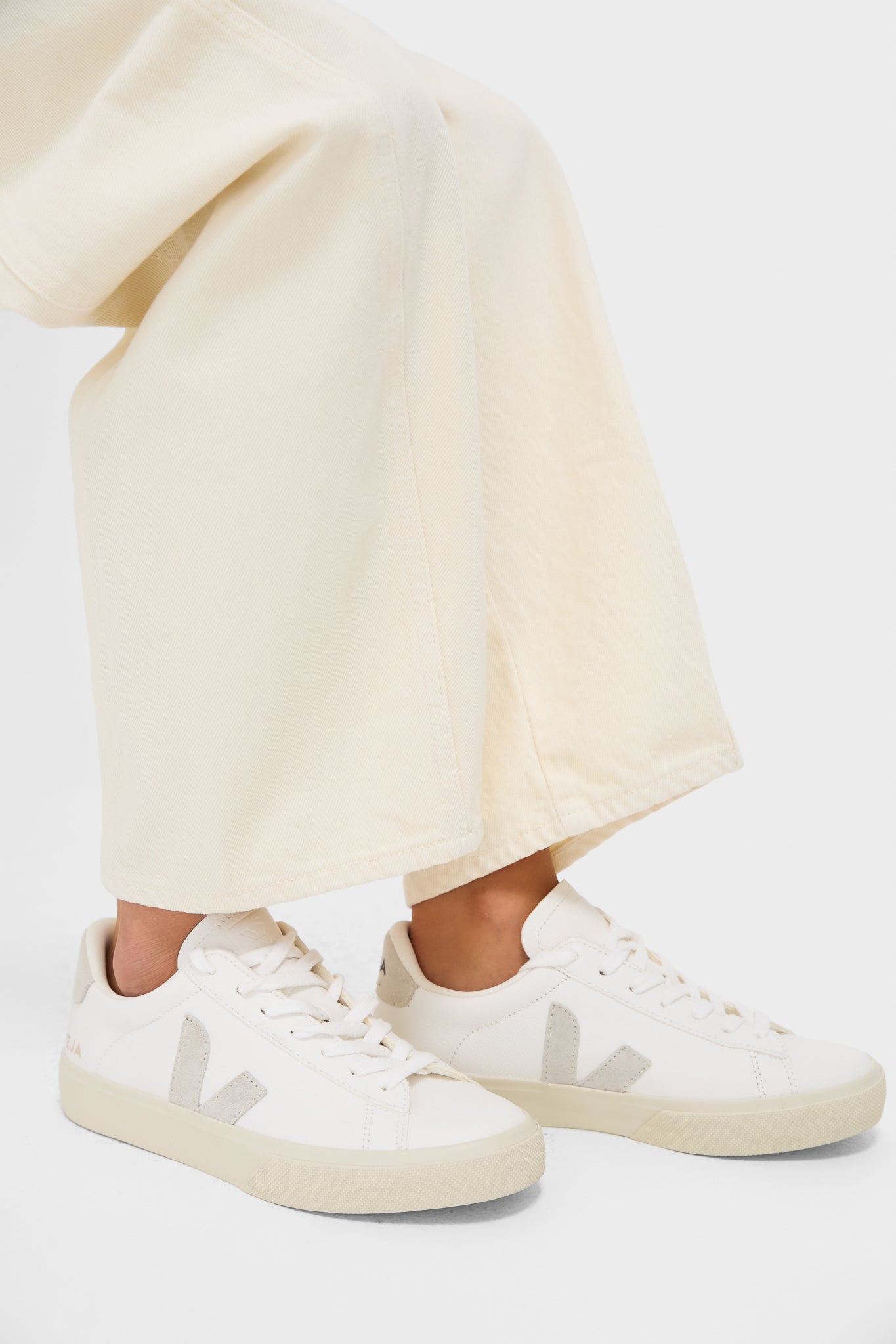 Extra-White Natural Campo Sneakers-Charming Tale Store