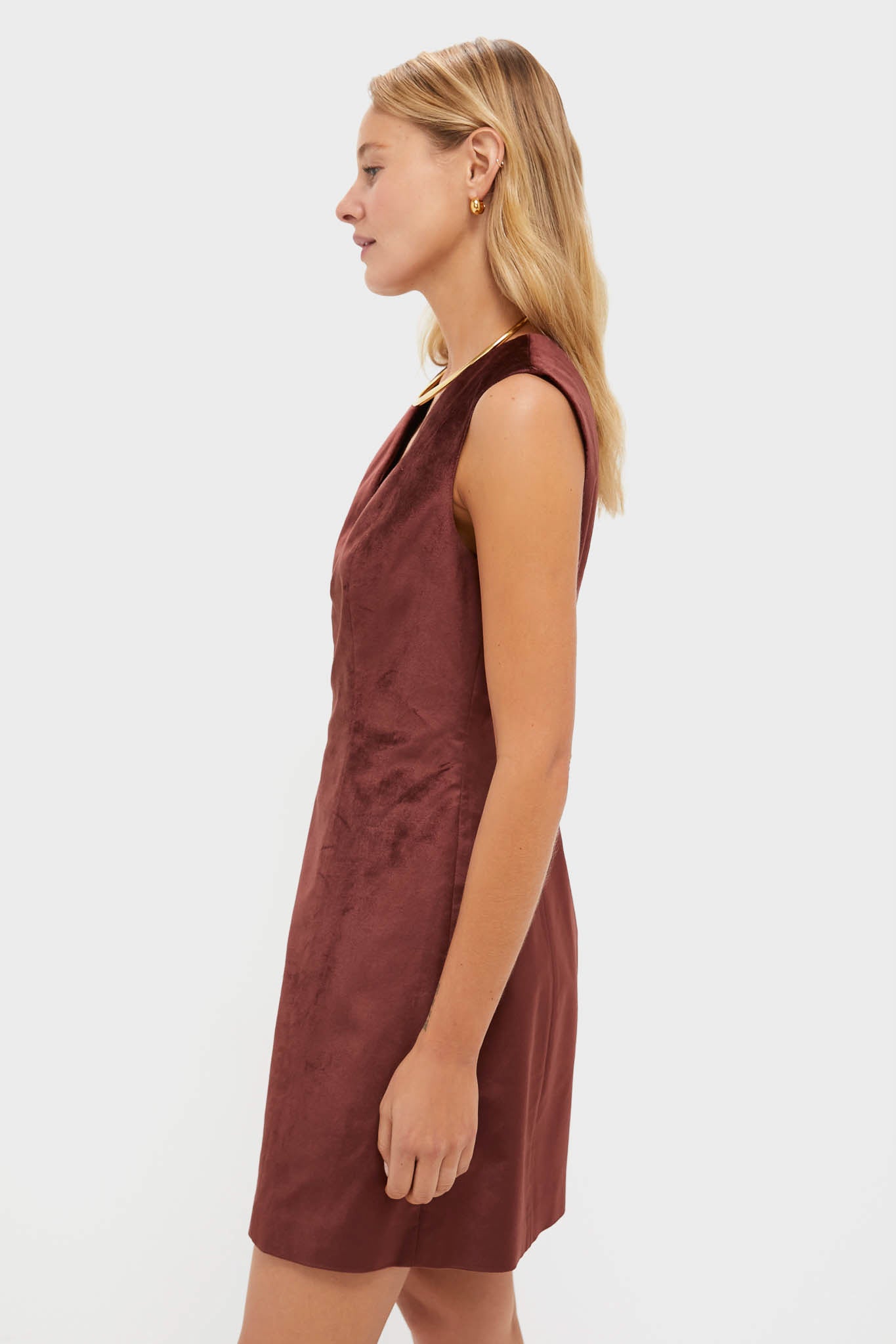 Chocolate Velvet Mercer Dress-Charming Tale Store