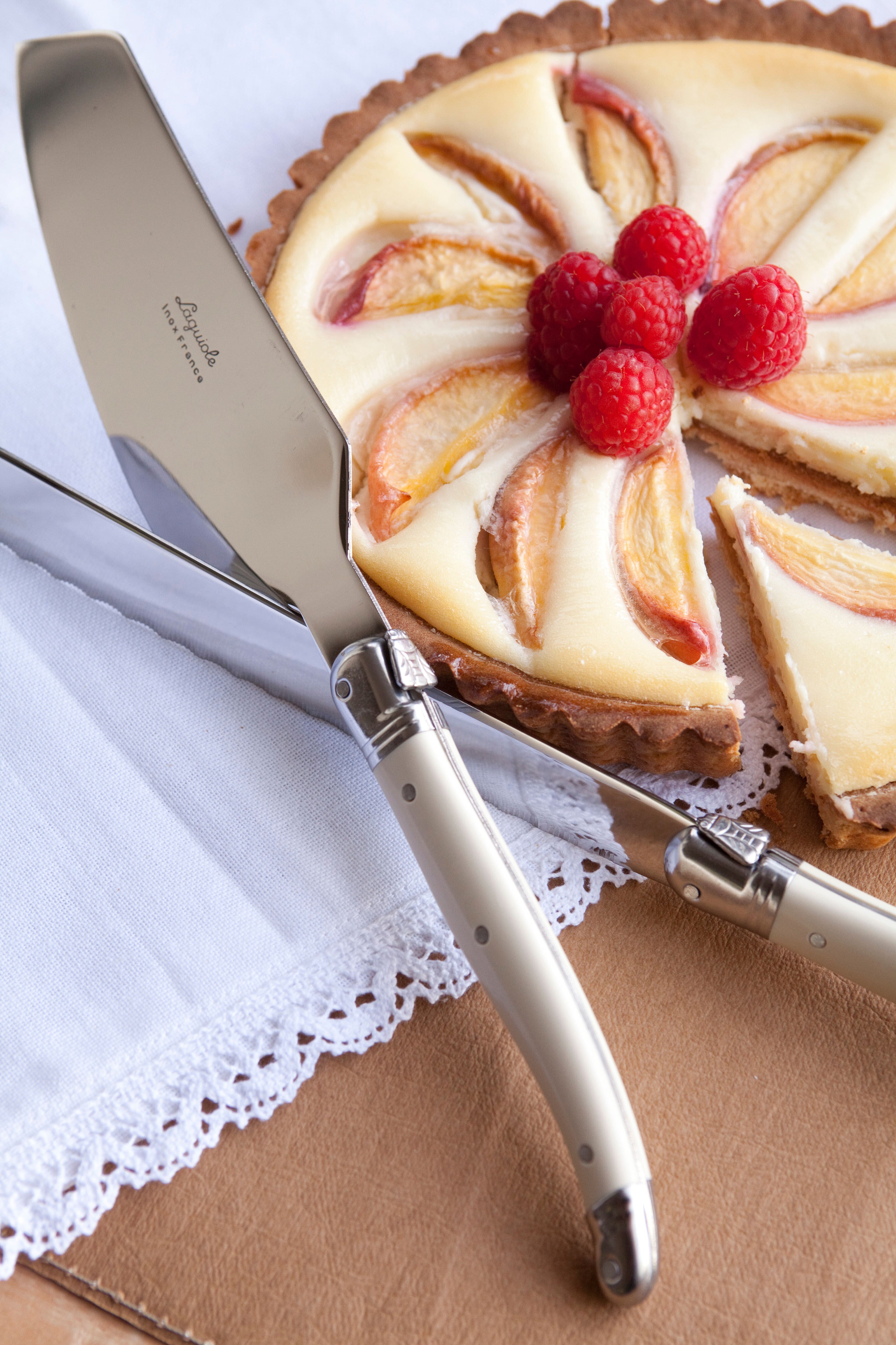 Cake Set Ivory Cake Slicer and Bread Knife-Charming Tale Store