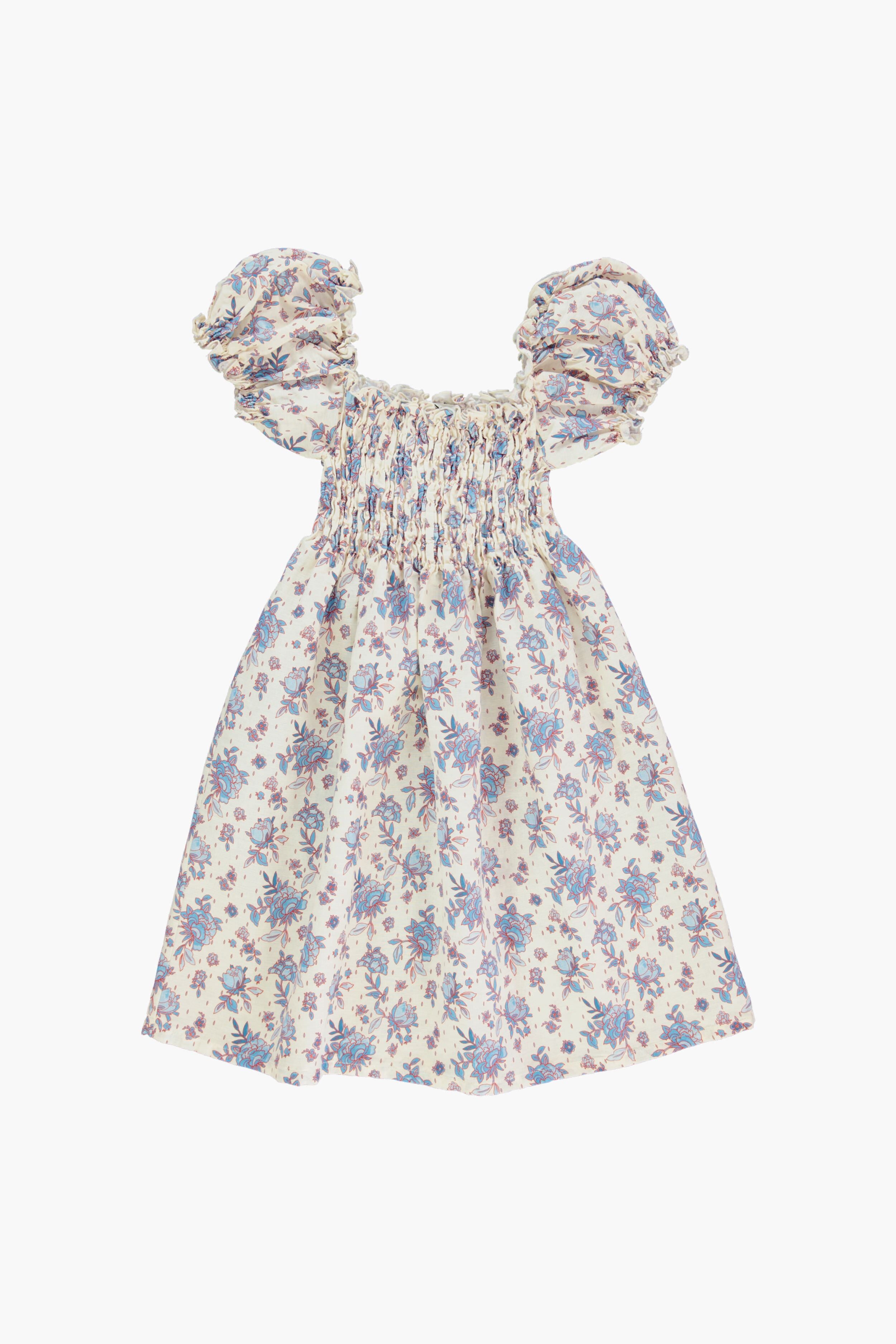 Sky Rose Fleur Dress-Charming Tale Store