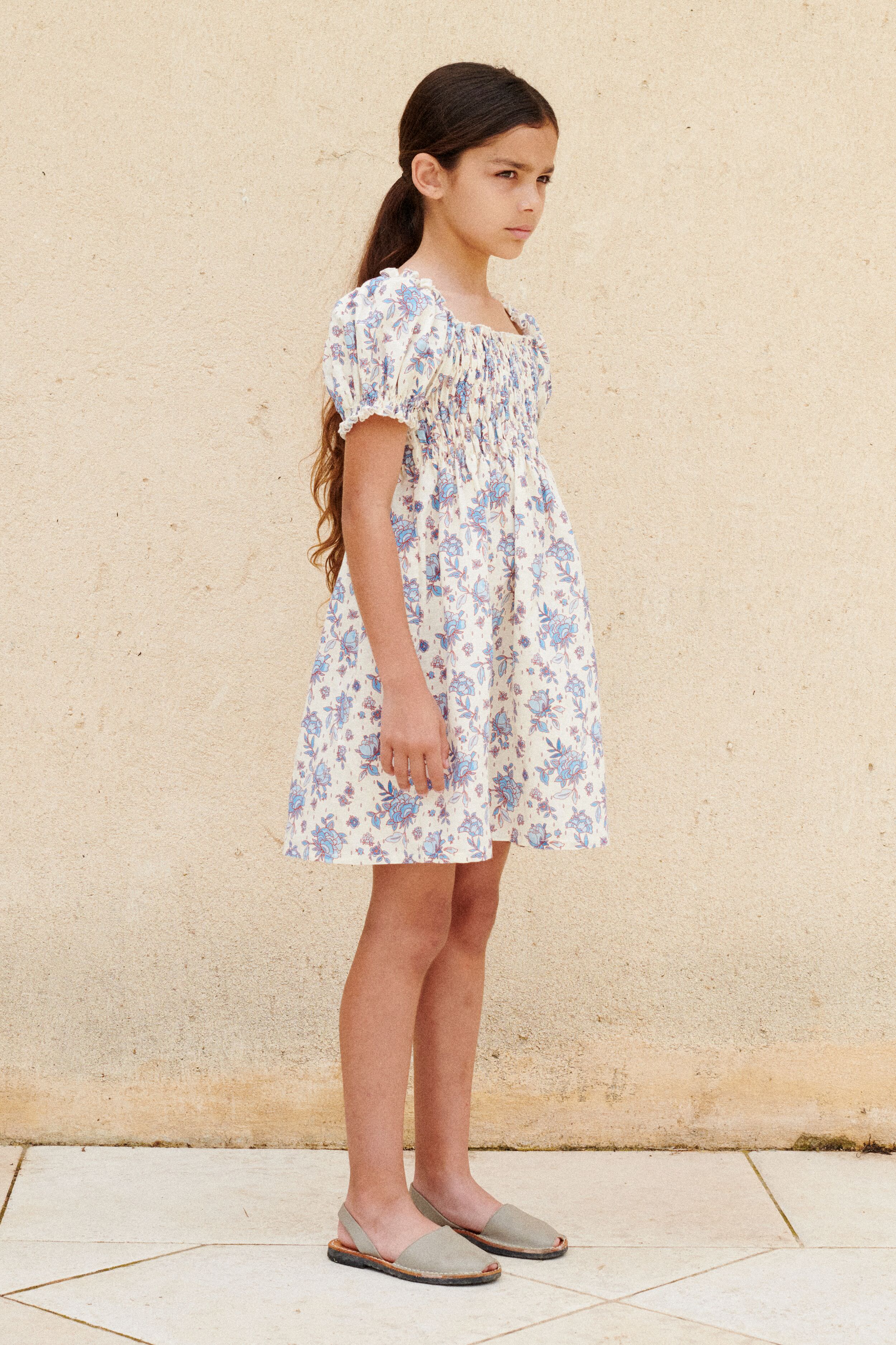 Sky Rose Fleur Dress-Charming Tale Store