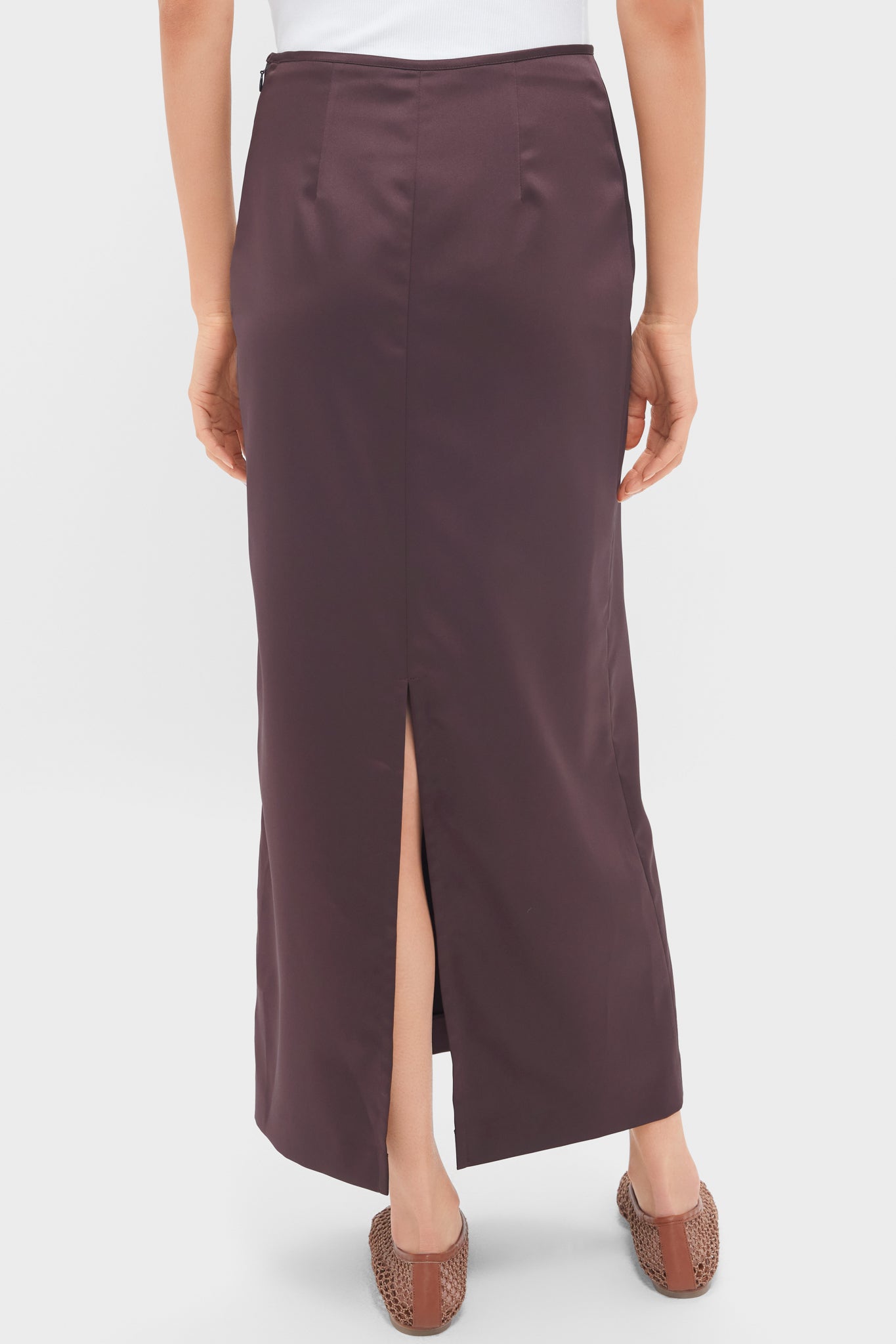 Brun Floriane Midi Skirt-Charming Tale Store