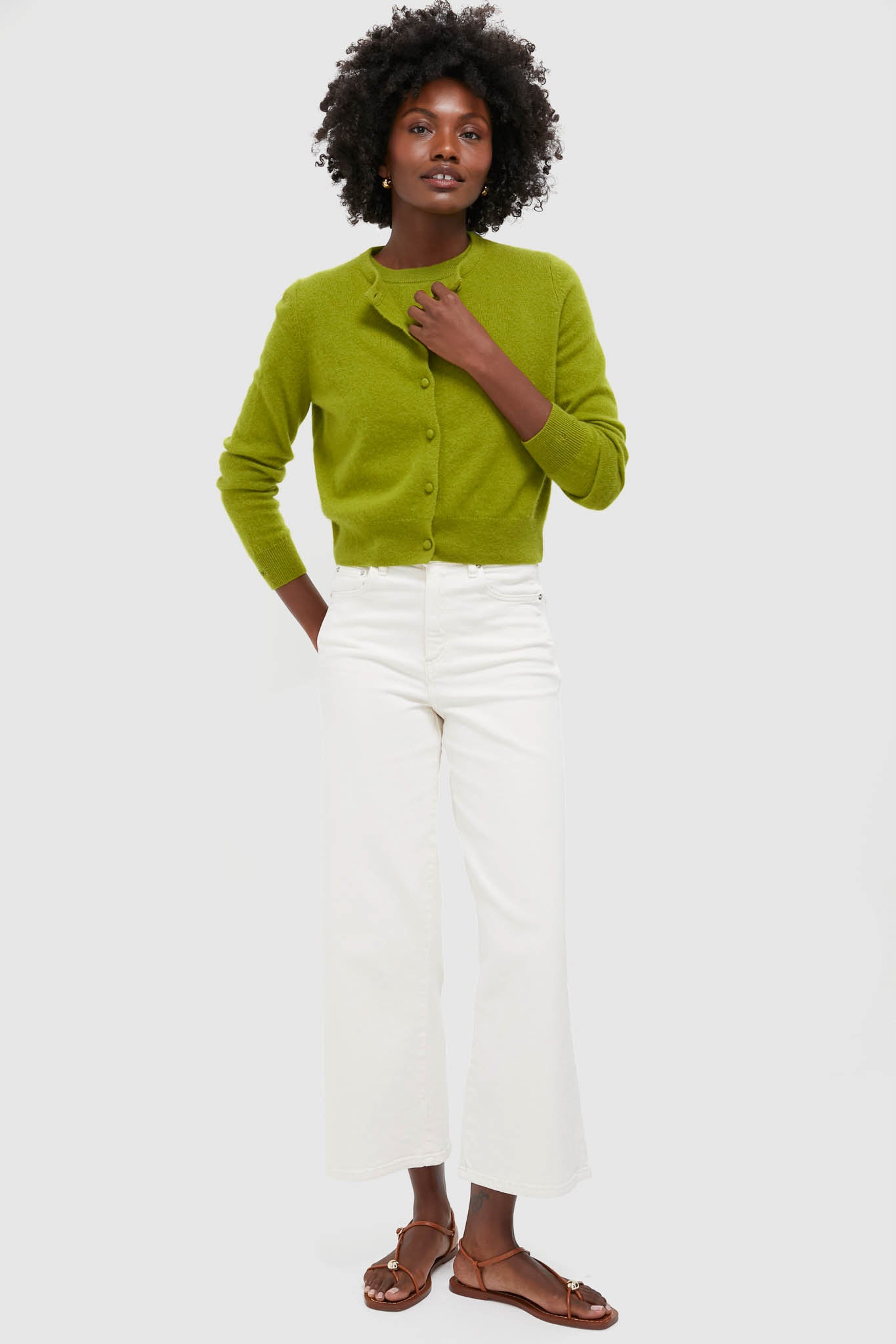 Woodbine Green Riley Cashmere Cardigan-Charming Tale Store