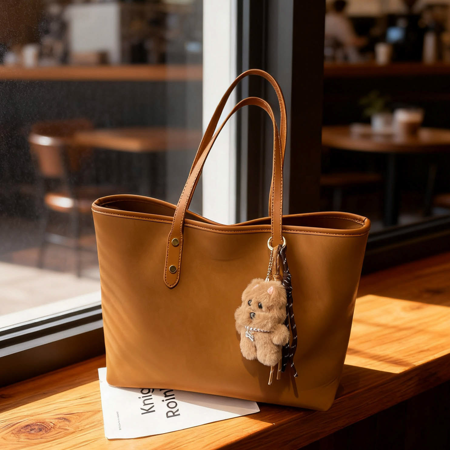 Tote Bag Large Capacity Women'S Bag New Retro Fashion Commuter Large Bag High Appearance Niche Design Women'S Shoulder Bag-pliege