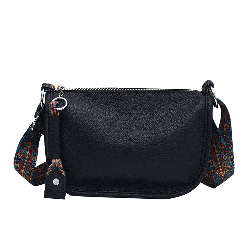 First Layer Cowhide Bag Women'S New Autumn And Winter Dumpling Bag Women'S Crossbody Bag Large Capacity Shoulder Bag Genuine Leather Women'S Bag Trendy-pliege