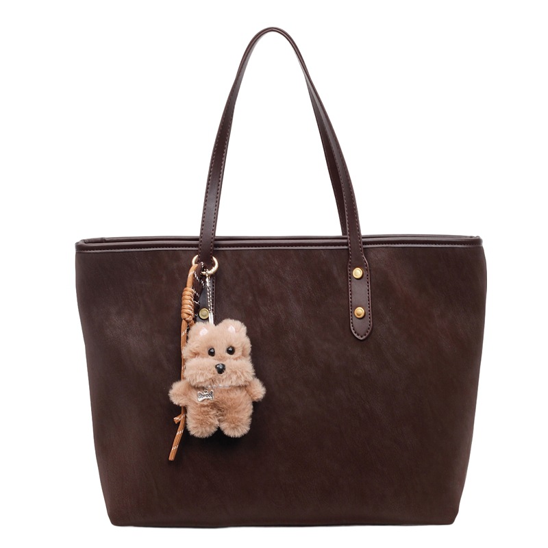 Tote Bag Large Capacity Women'S Bag New Retro Fashion Commuter Large Bag High Appearance Niche Design Women'S Shoulder Bag-pliege