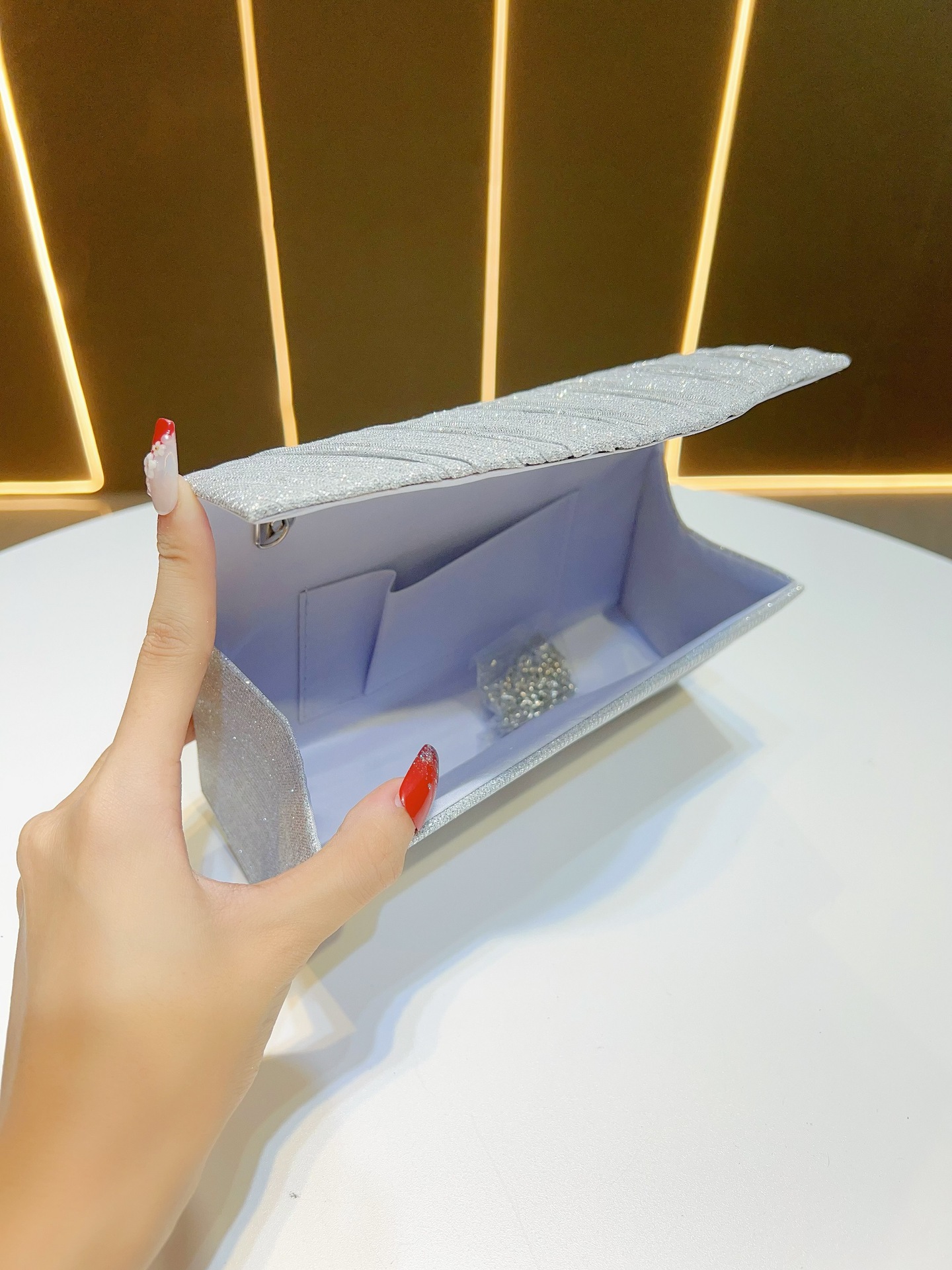 Premium PU/Leather Clutch — Sleek Design for Modern Women