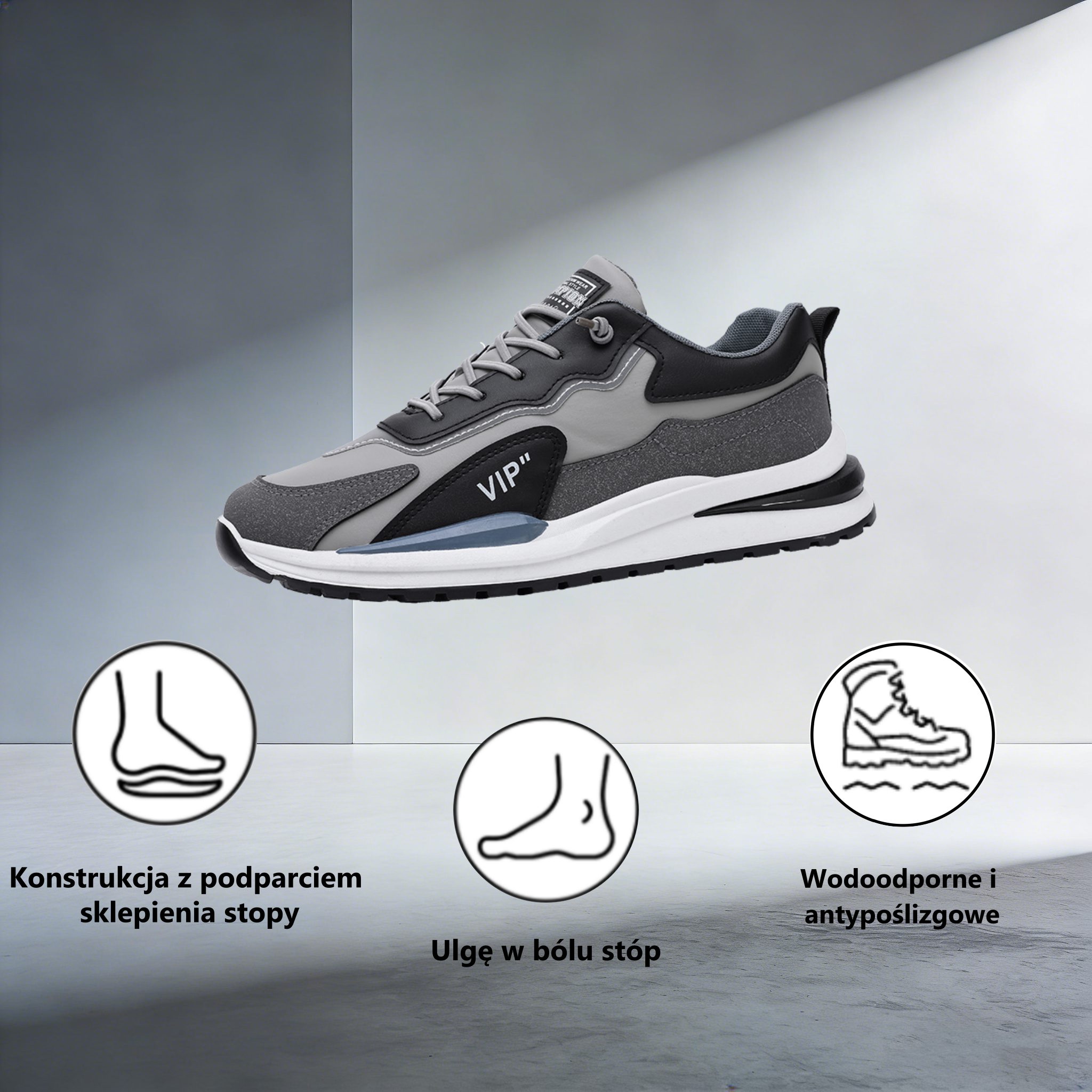 【⏰50% zniżki dzisiaj - nie przegap】Ergonomiczne buty ortopedyczne – ✅️ Korygują postawę podczas chodzenia – Wodoodporne i antypoślizgowe 👞Wykonane z oryginalnej australijskiej skóry bydlęcej