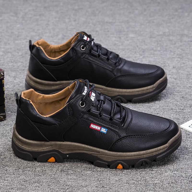 Męskie ręcznie robione skórzane buty