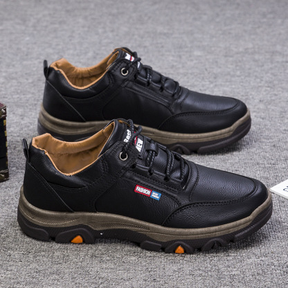 Męskie ręcznie robione skórzane buty