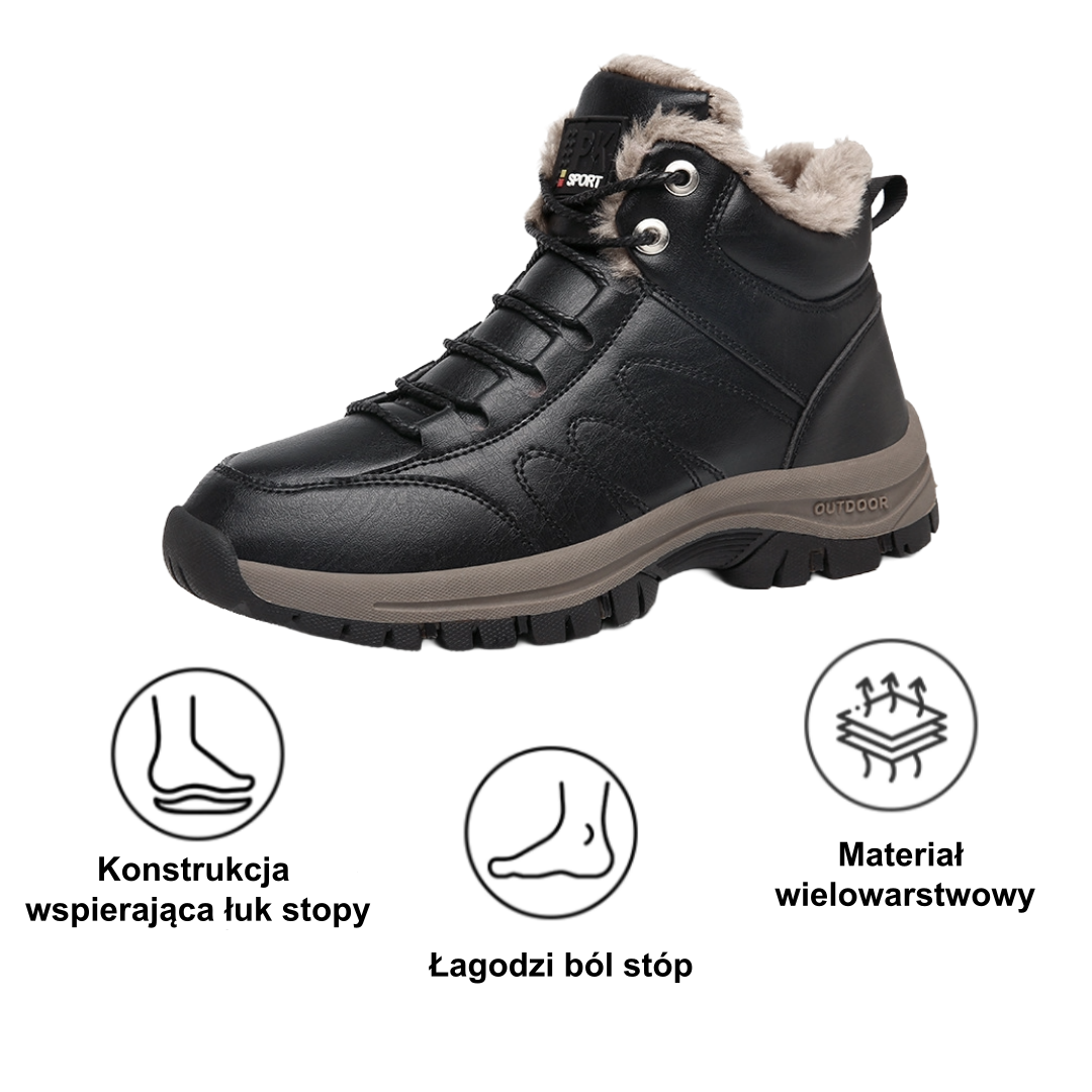 ⚡Ograniczona czasowo zniżka 50% — ergonomicznie zaprojektowane buty ortopedyczne, wykonane z importowanej australijskiej skóry bydlęcej  i szyte ręcznie; łagodzą ból stóp, pleców i stawów; odporne na śnieg i poślizg, idealny wybór na zimę.