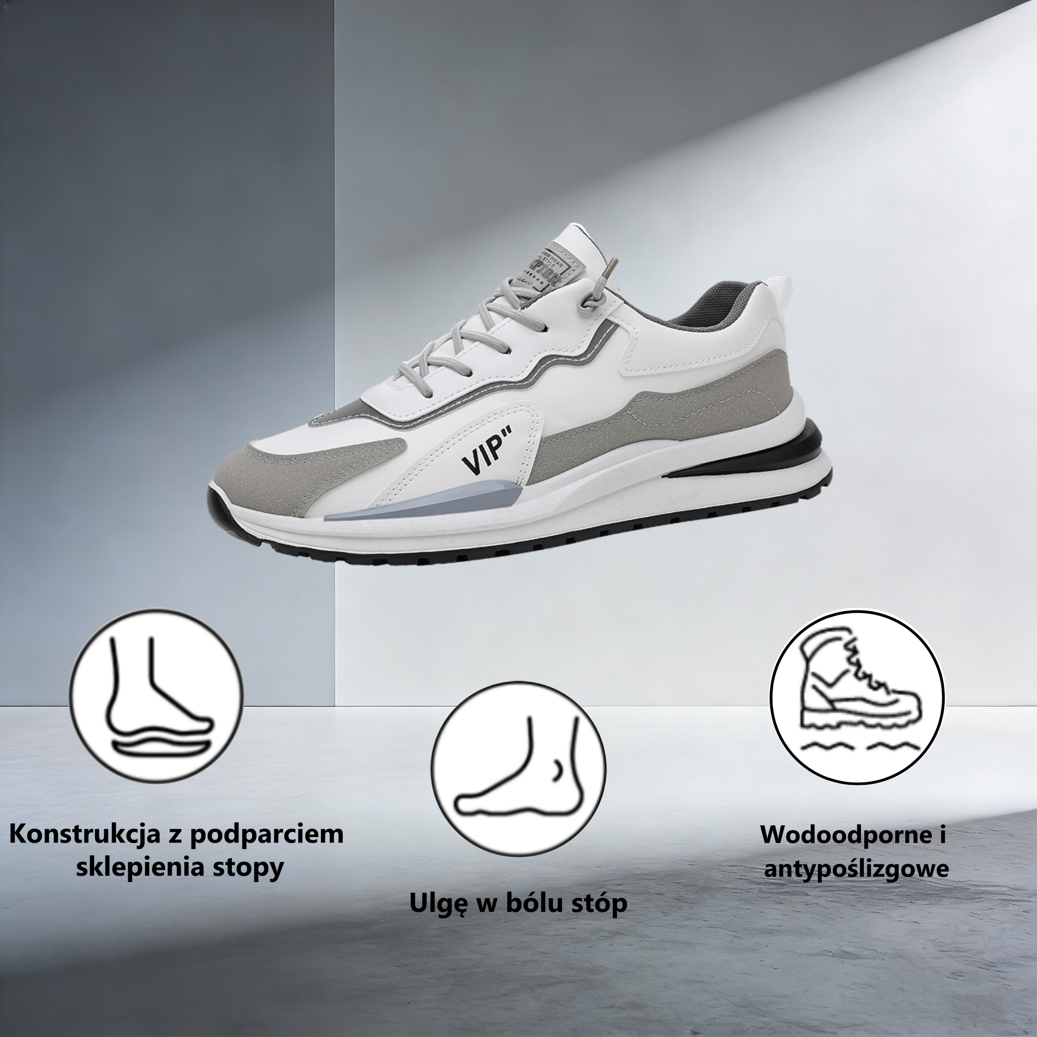 【⏰50% zniżki dzisiaj - nie przegap】Ergonomiczne buty ortopedyczne – ✅️ Korygują postawę podczas chodzenia – Wodoodporne i antypoślizgowe 👞Wykonane z oryginalnej australijskiej skóry bydlęcej