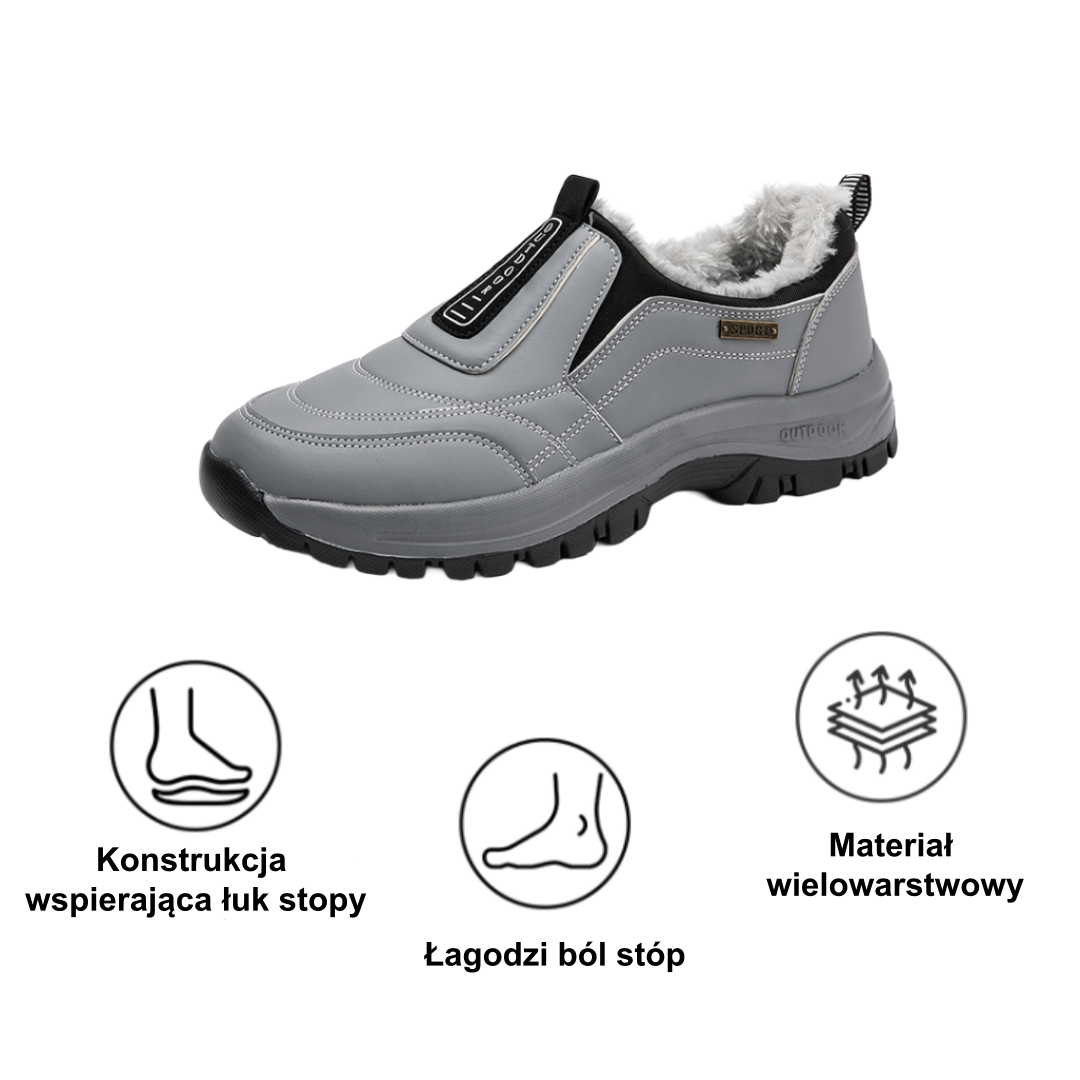 【🎄Specjalna oferta świąteczna: 50% zniżki – nie przegap】Ergonomiczne, ciepłe buty zimowe – ✅️Korygują postawę podczas chodzenia – Wodoodporne i antypoślizgowe 👞Wyselekcjonowana włoska skóra