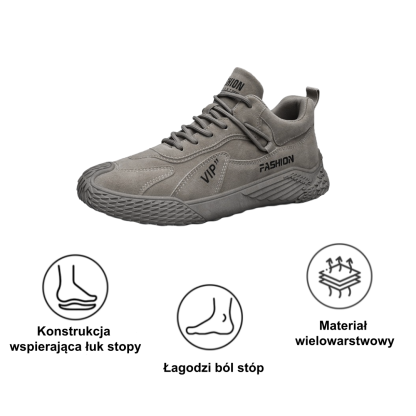 [⏰50% zniżki dzisiaj - nie przegap] Ergonomiczne buty trekkingowe - ✅️ Korygują styl chodzenia - Wyselekcjonowana włoska skóra