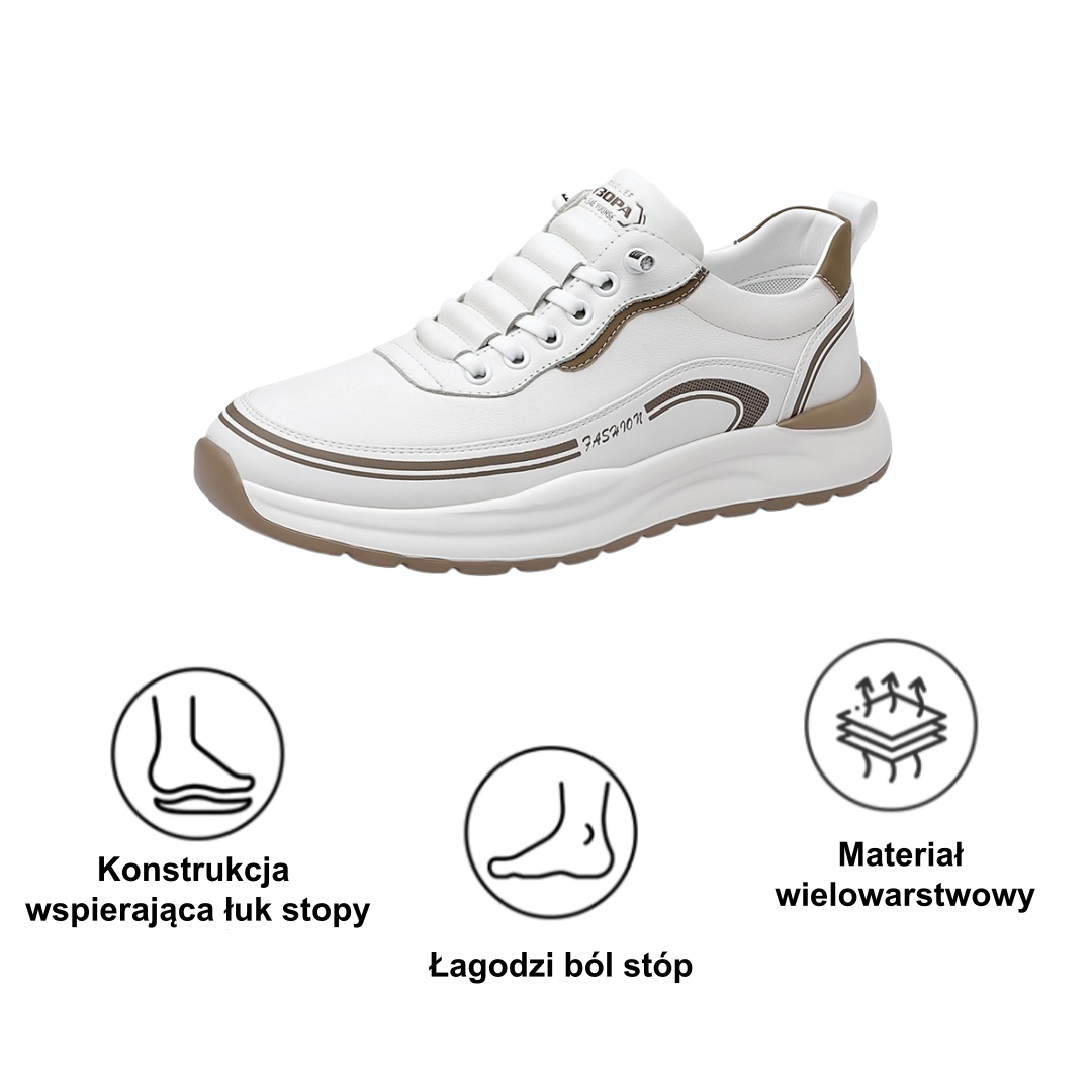 [⏰50% zniżki dzisiaj - nie przegap] Ergonomiczne buty trekkingowe - ✅️ Korygują styl chodzenia - Wyselekcjonowana włoska skóra