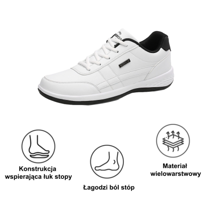 【🎄Specjalna oferta świąteczna: 70% zniżki – nie przegap】Ergonomiczne buty ortopedyczne – ✅️ Korygują postawę podczas chodzenia – Wodoodporne i antypoślizgowe 👞Wyselekcjonowana włoska skóra