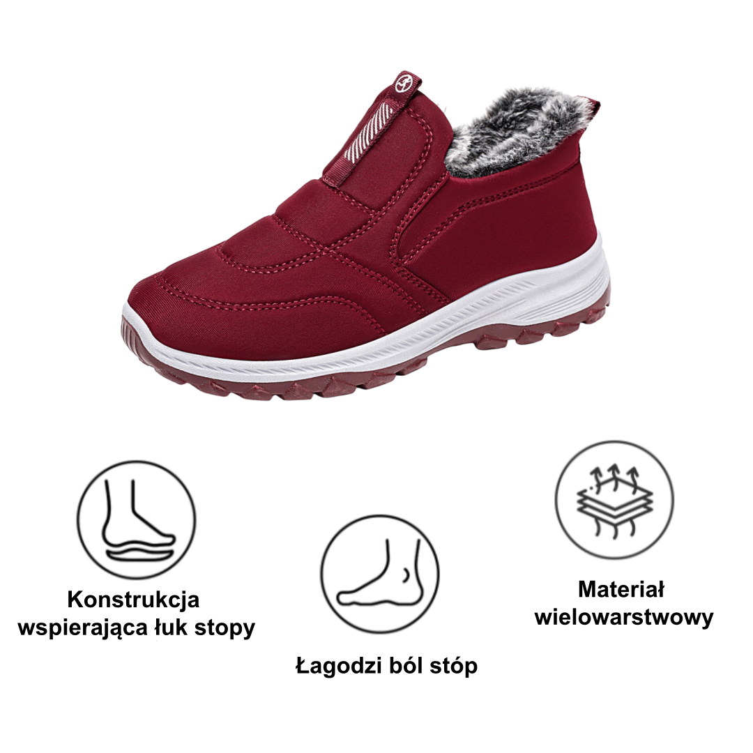 ⚡Ograniczona zniżka 50% —— Ergonomiczne buty ortopedyczne z futrzaną wyściółką, łagodzą ból stóp, pleców i stawów, unisex