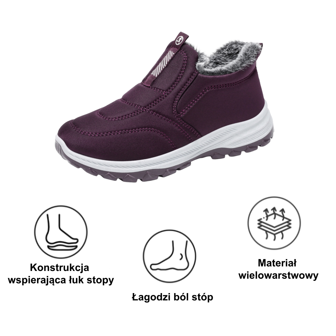 ⚡Ograniczona zniżka 50% —— Ergonomiczne buty ortopedyczne z futrzaną wyściółką, łagodzą ból stóp, pleców i stawów, unisex