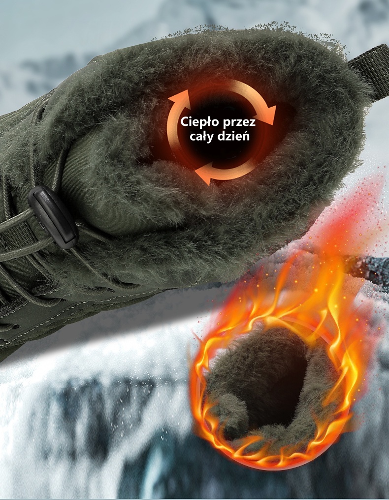 【⏰50% zniżki dzisiaj - nie przegap】Ergonomiczne, ciepłe buty zimowe – ✅️Korygują postawę podczas chodzenia – Wodoodporne i antypoślizgowe 👞