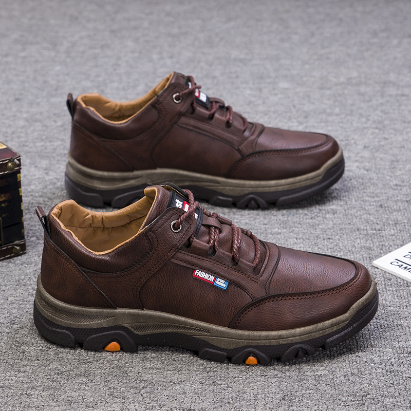 Męskie ręcznie robione skórzane buty