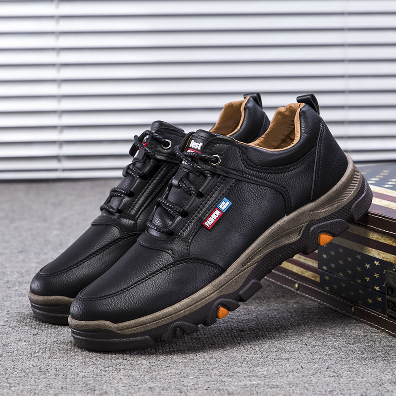 Męskie ręcznie robione skórzane buty