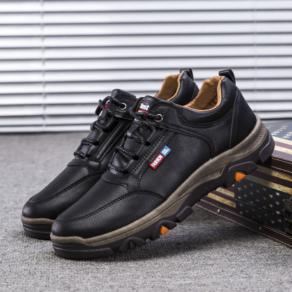 Męskie ręcznie robione skórzane buty