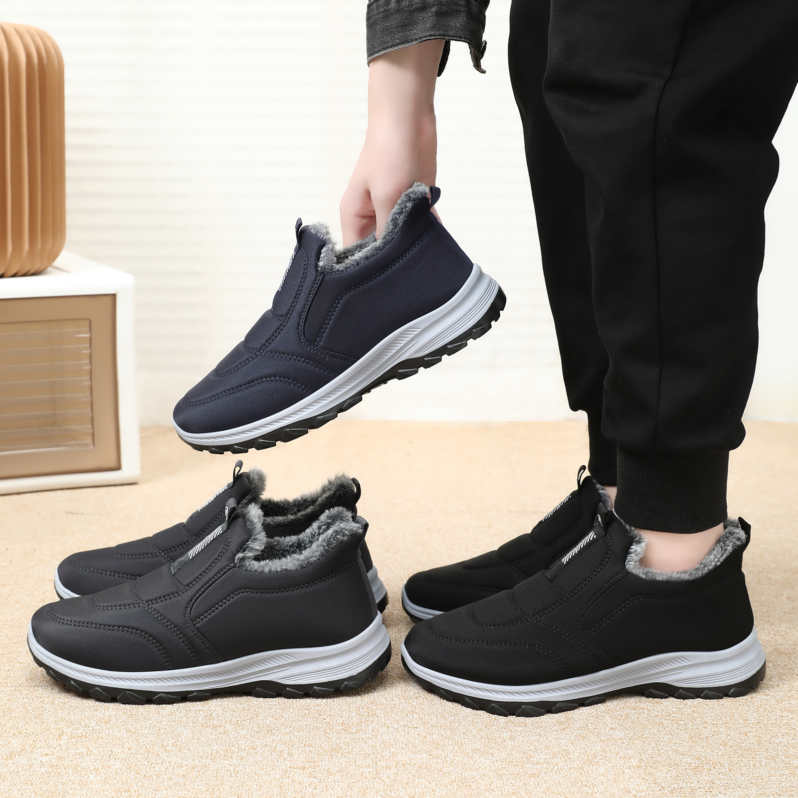 Zimowe wodoodporne i ciepłe buty