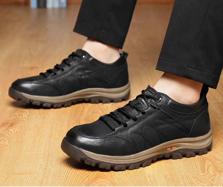 Męskie ręcznie robione skórzane buty