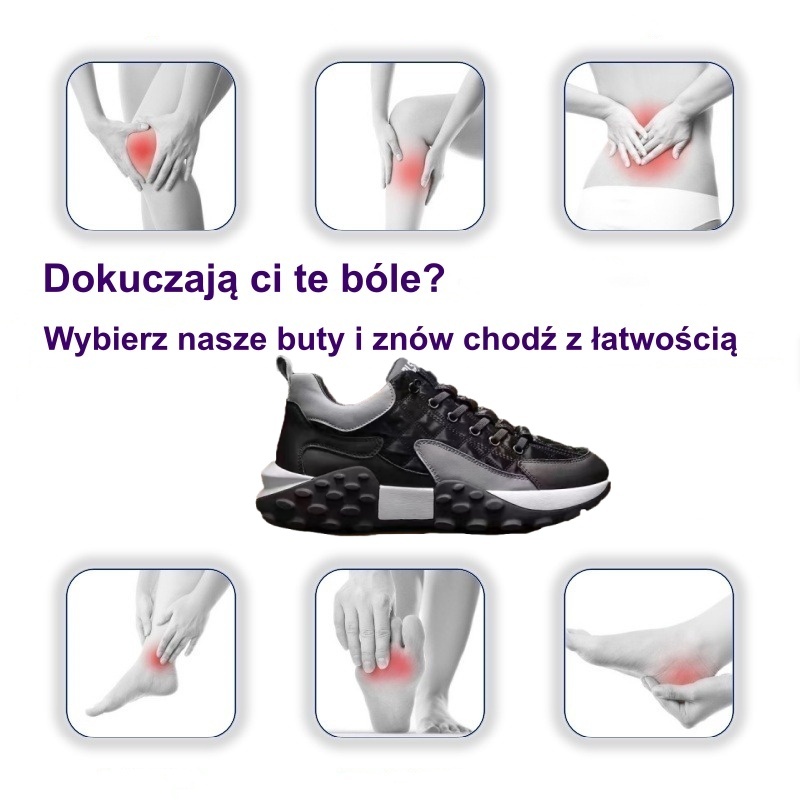 【🎆Szczęśliwego Nowego Roku!⏰50% zniżki dzisiaj - nie przegap】Ergonomiczne buty ortopedyczne – ✅️ Korygują postawę podczas chodzenia – Wodoodporne i antypoślizgowe 👞Wyselekcjonowana włoska skóra