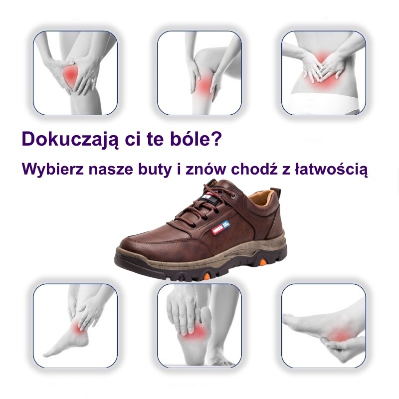 【⏰Oferta ograniczona czasowo: 70% zniżki – nie przegap】Nowe ergonomiczne buty ortopedyczne – ✅️ Korygują postawę podczas chodzenia – Ulepszone, wodoodporne i antypoślizgowe 👞 Wykonane z prawdziwej australijskiej skóry bydlęcej