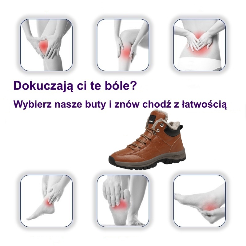 ⚡Ograniczona czasowo zniżka 50% — ergonomicznie zaprojektowane buty ortopedyczne, wykonane z importowanej australijskiej skóry bydlęcej  i szyte ręcznie; łagodzą ból stóp, pleców i stawów; odporne na śnieg i poślizg, idealny wybór na zimę.