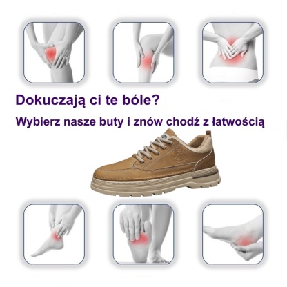 ⚡Ograniczona czasowo zniżka 50%🔥 — ergonomicznie zaprojektowane buty ortopedyczne, które łagodzą ból stóp, pleców i stawów; wodoodporne, antypoślizgowe i wygodne w noszeniu.