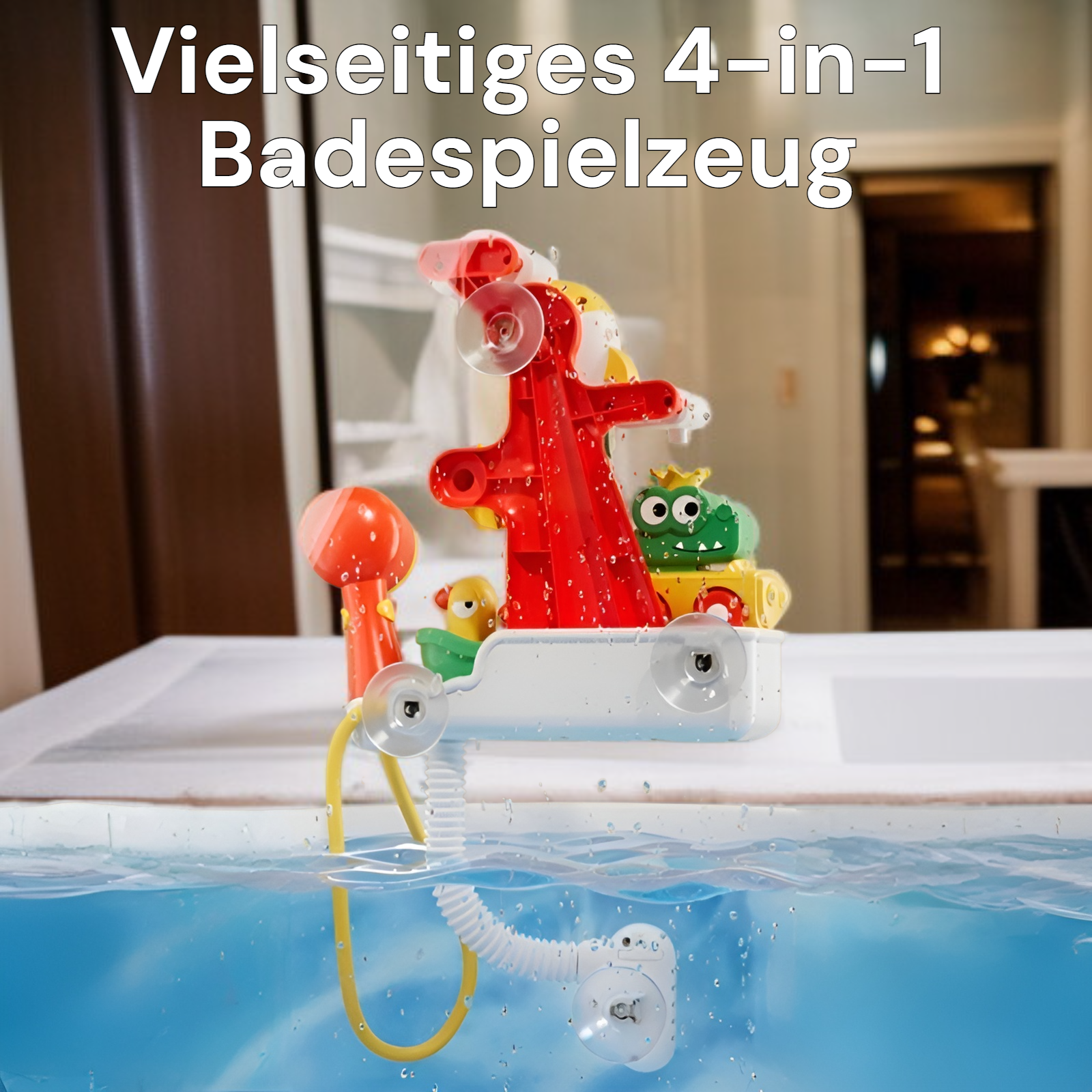 Baby-Wasserspielzeug mit Duschkopf