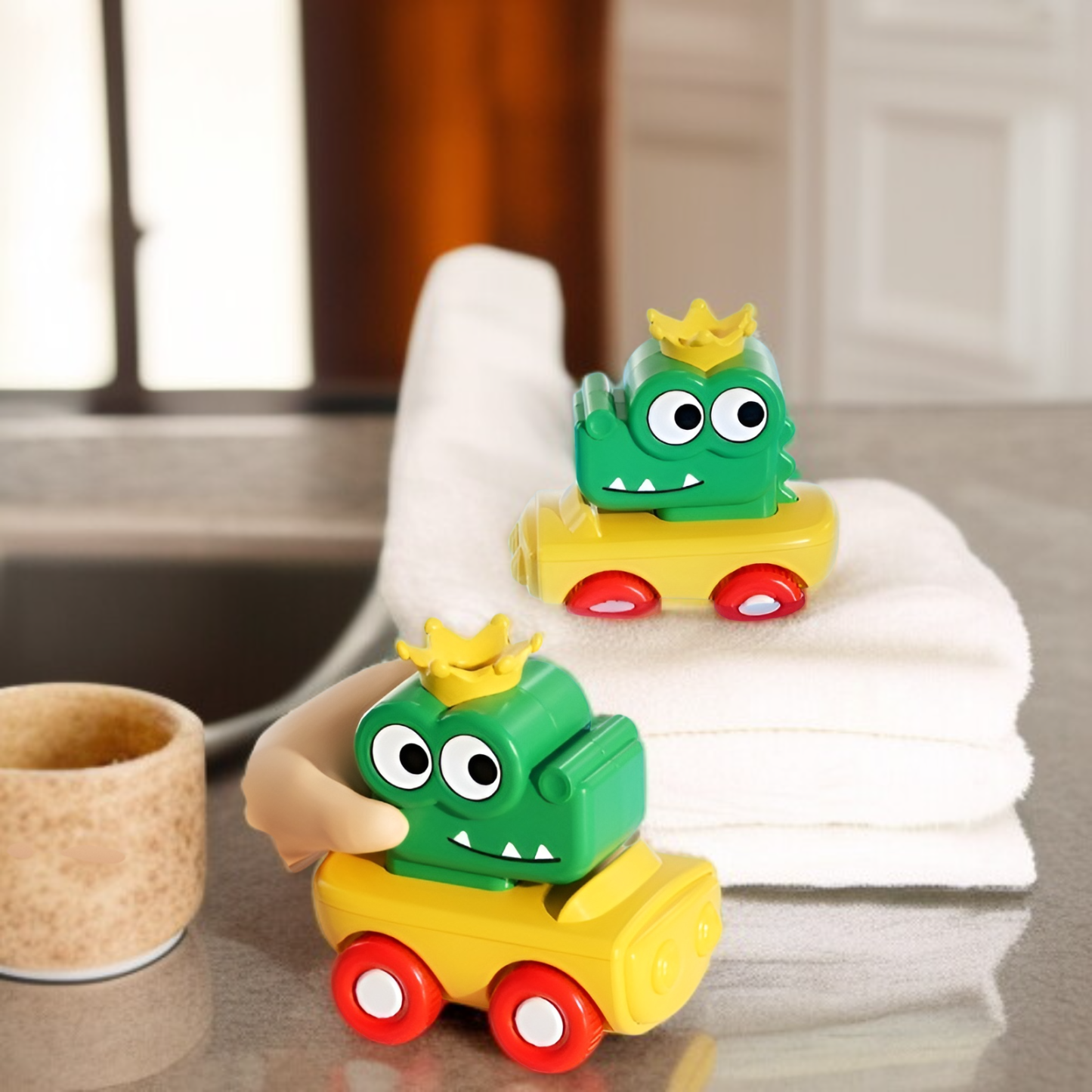 Baby-Wasserspielzeug mit Duschkopf