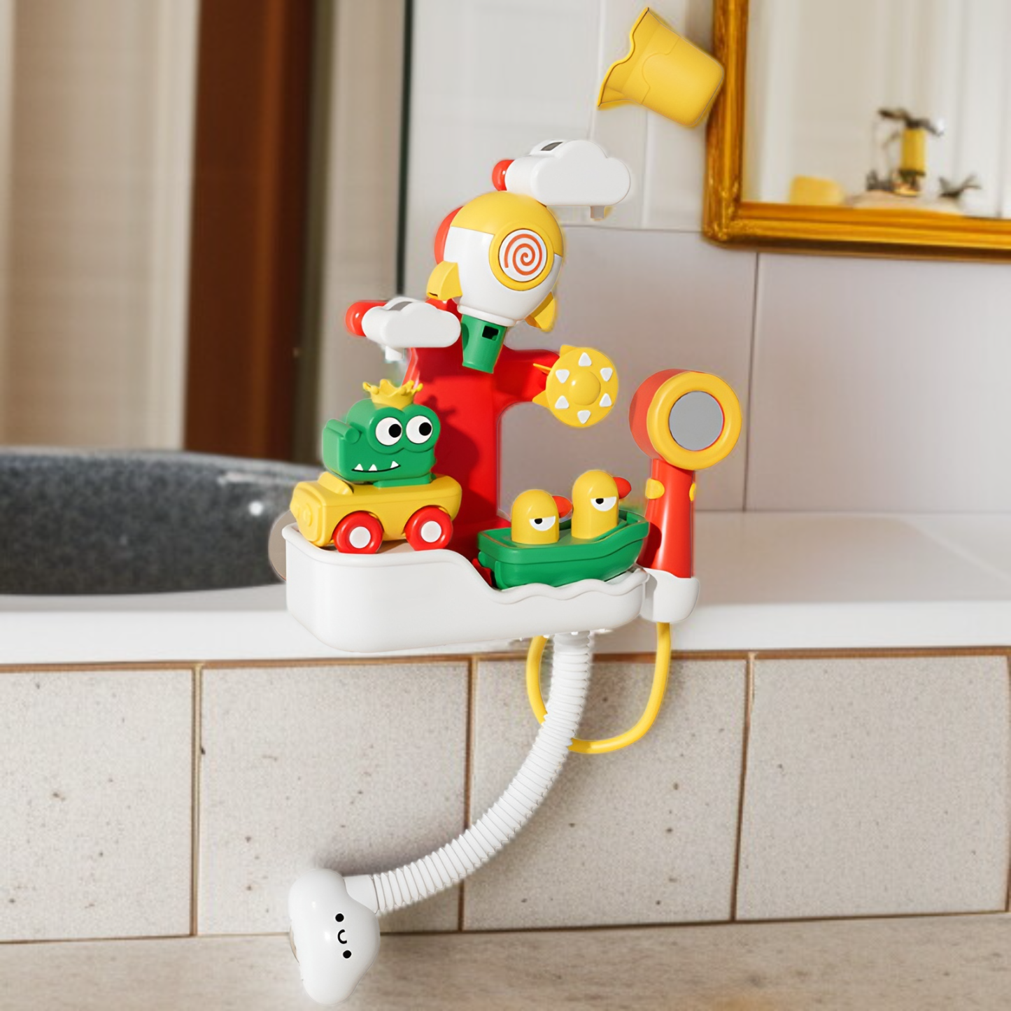 Baby-Wasserspielzeug mit Duschkopf