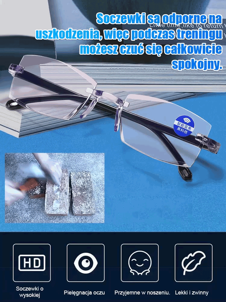 【Przywróć wzrok do jasności sprzed 20 lat】Okulary do czytania Smart Zoom Comfort